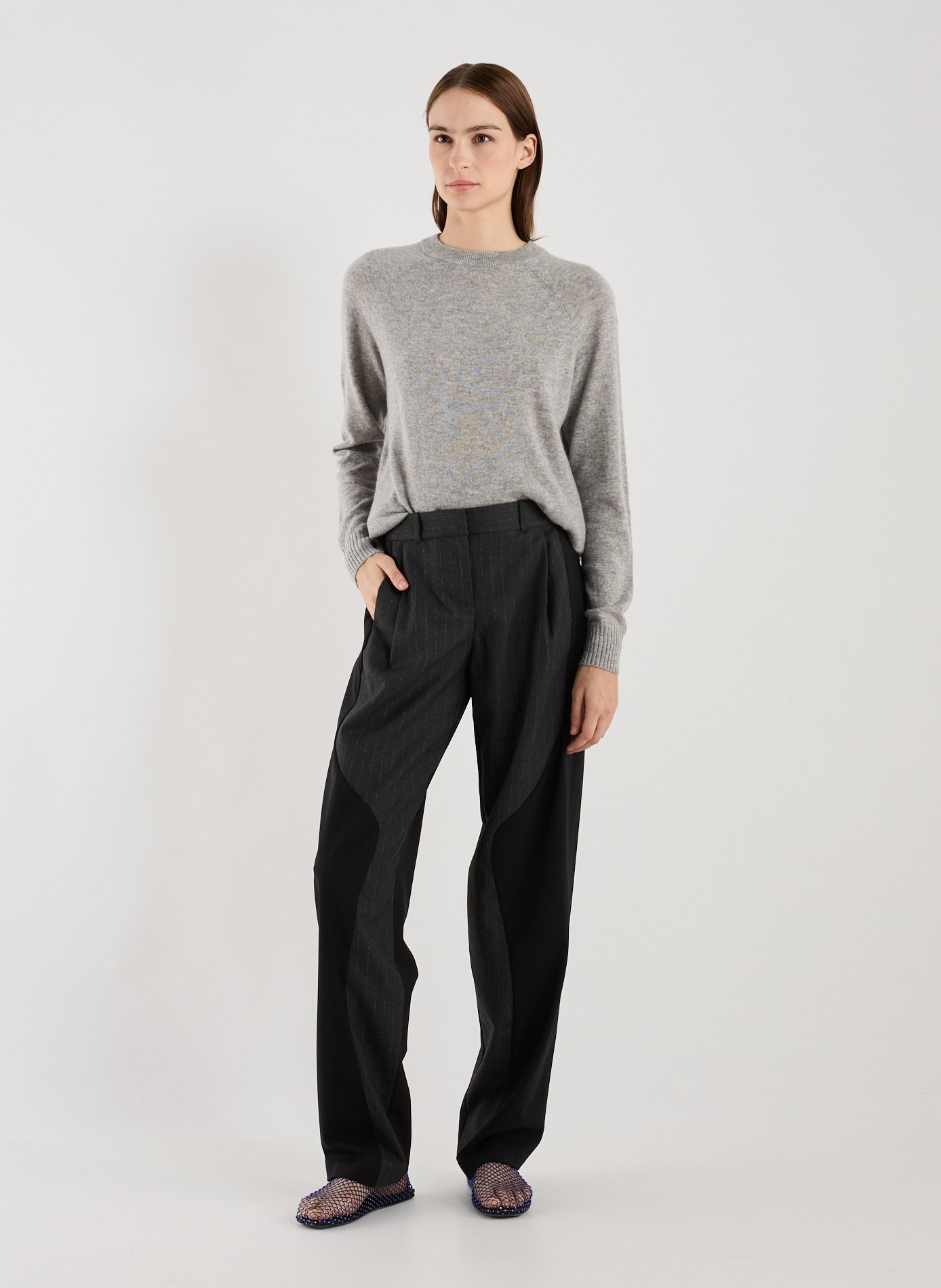 Pull en cachemire CHRISTOPHER ESBER Gris