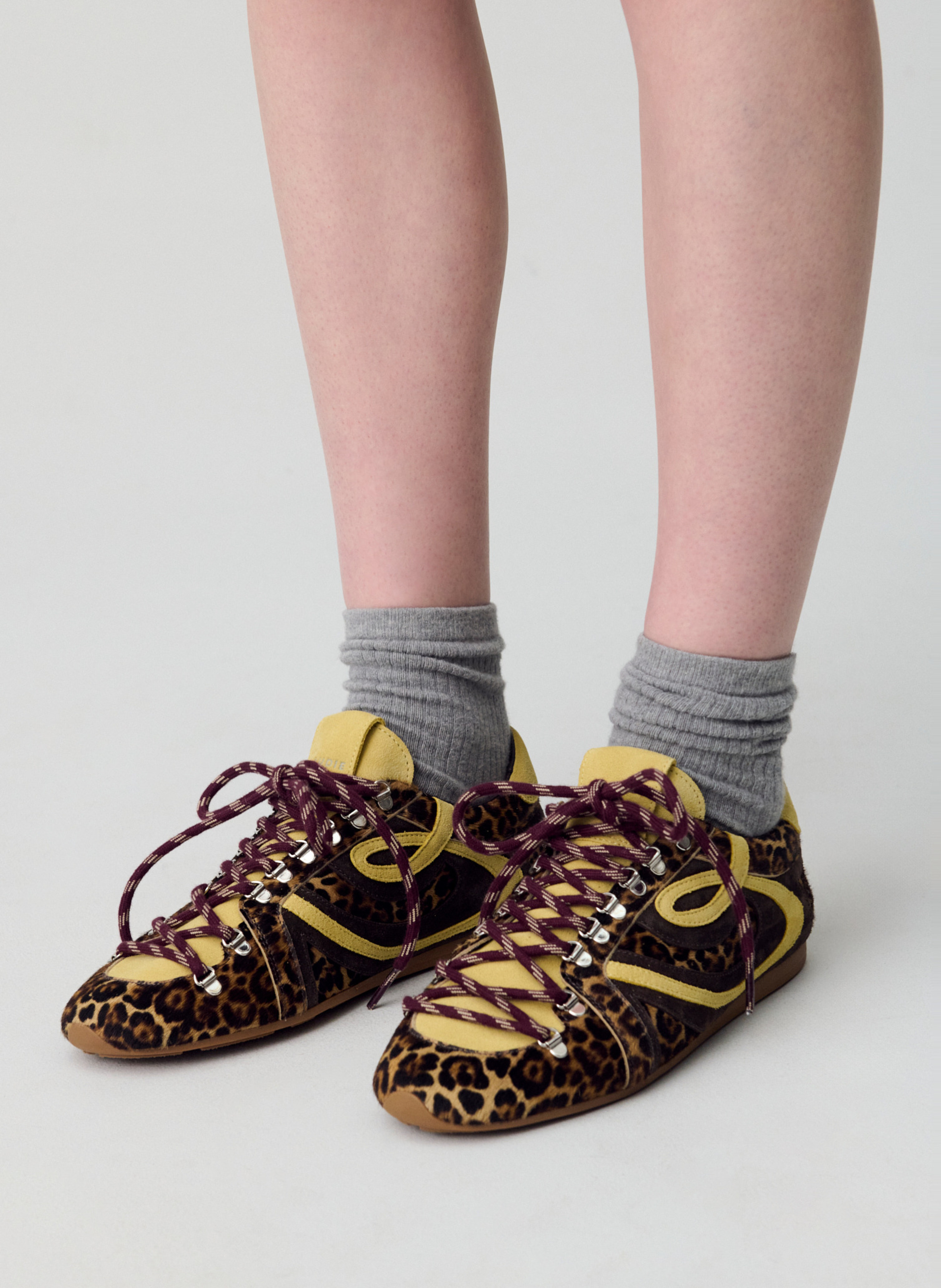 Baskets basses léopard CLAUDIE PIERLOT Multicolore