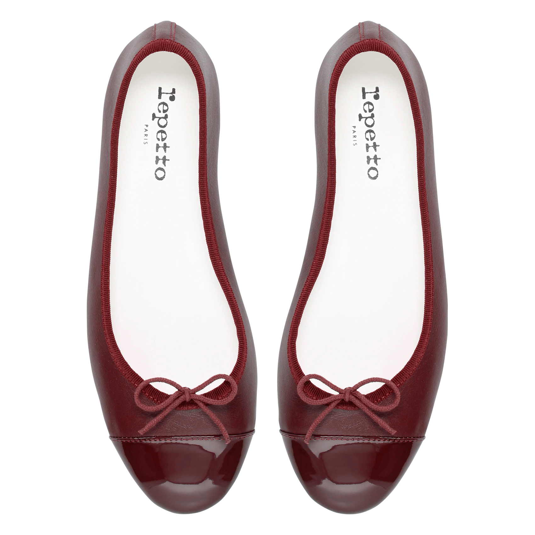 Ballerines en cuir flora REPETTO Rouge