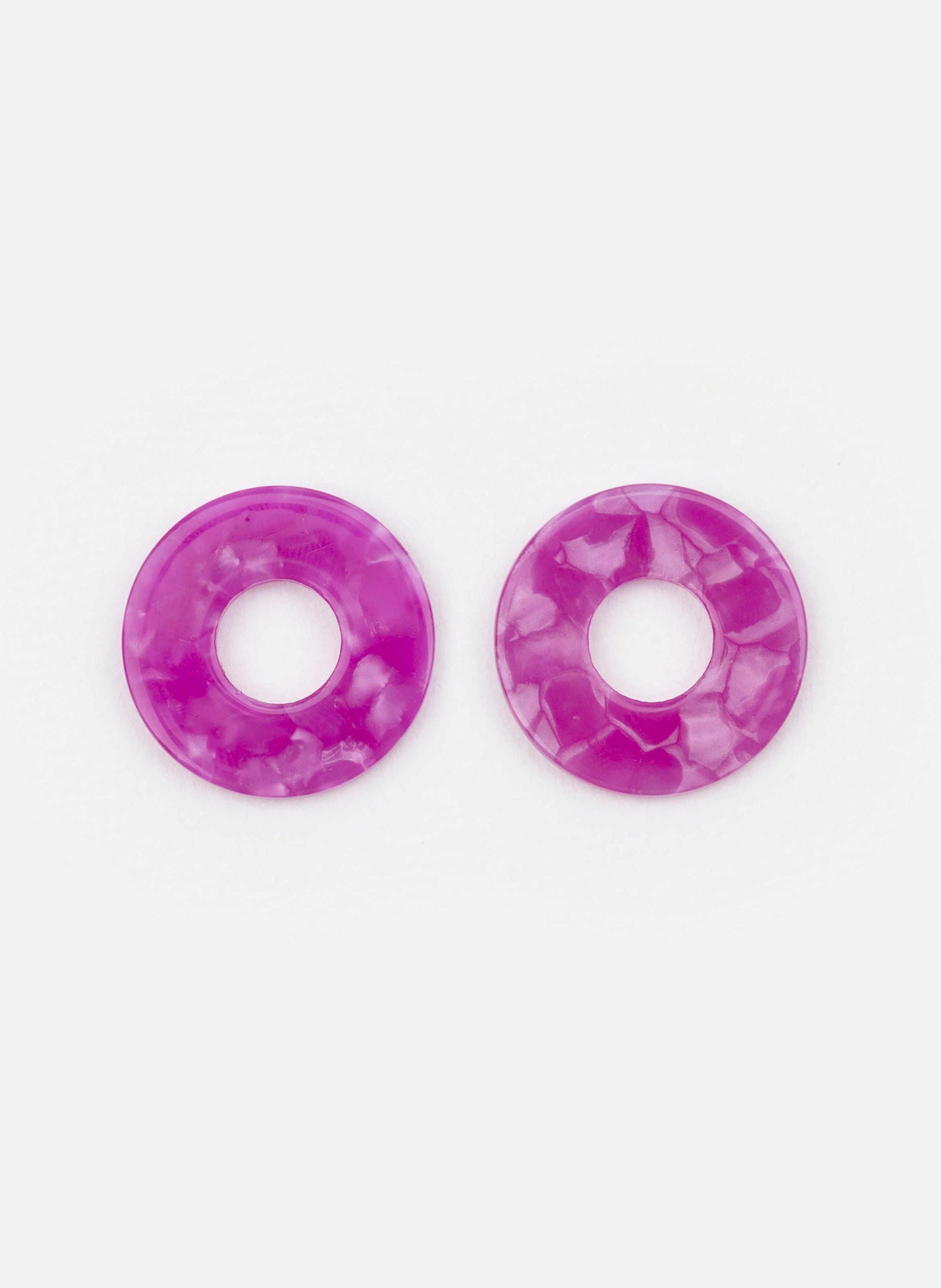 Charms donuts en acétate de cellulose KURAGE GINZA Violet