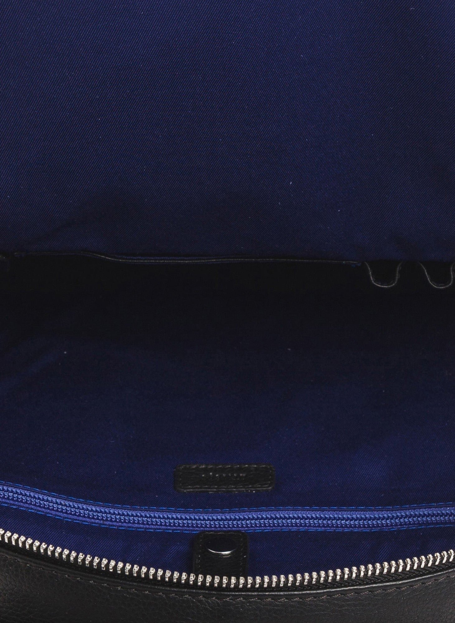 Sac à dos zippé charles en cuir grainé LE TANNEUR Noir