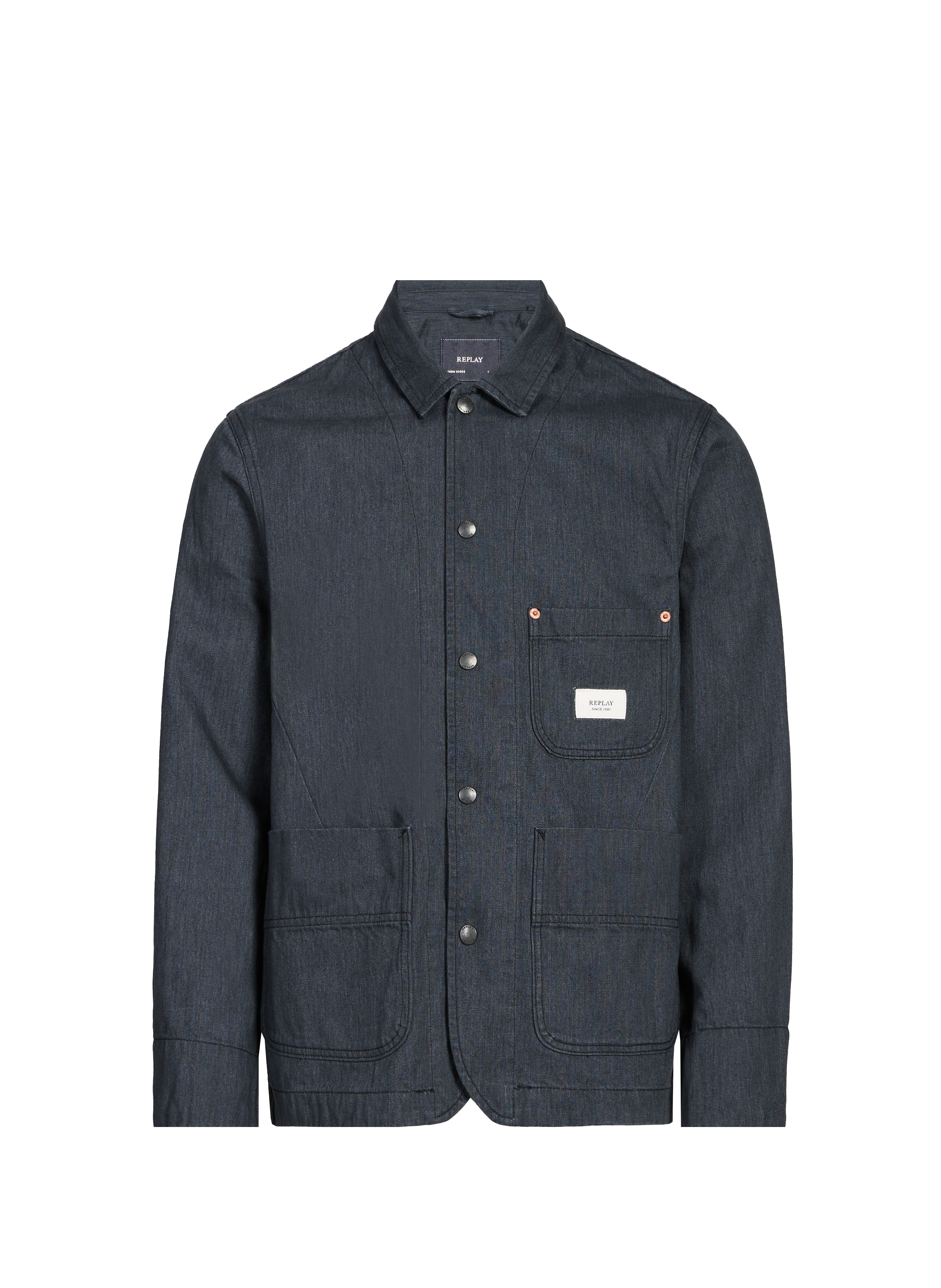 Chemise en jean REPLAY Gris