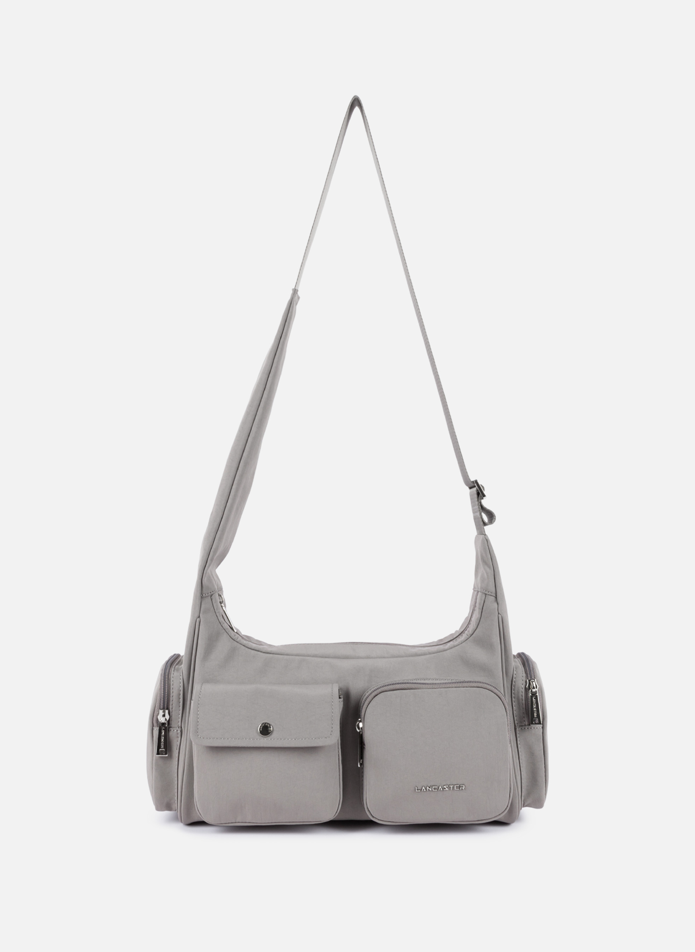 LANCASTER Shoulder bag - Basic Pocket Grey