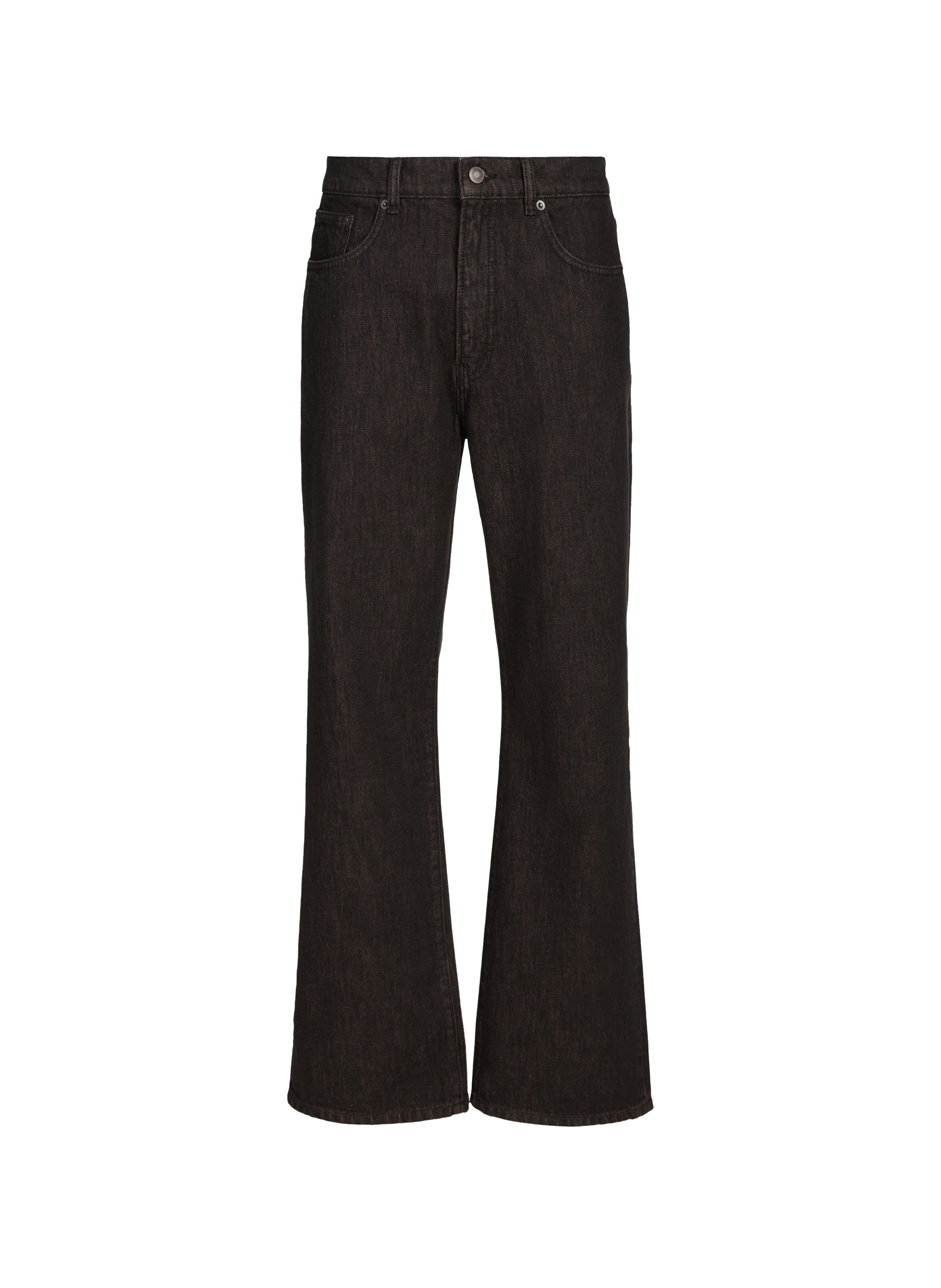Straight-leg jeans in blended cotton JEANERICA DENIM Brown
