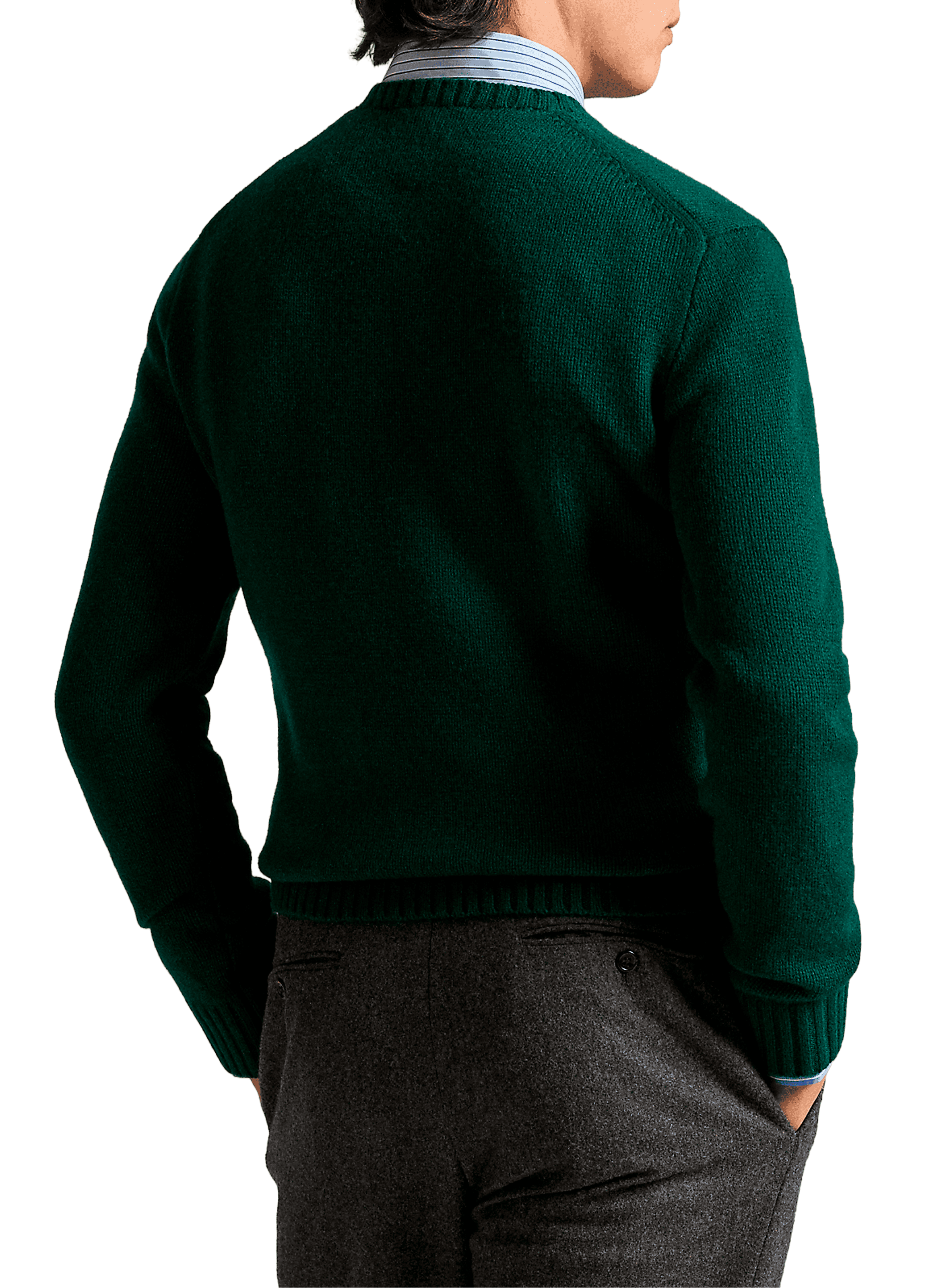  Round-neck wool jumper POLO RALPH LAUREN Green