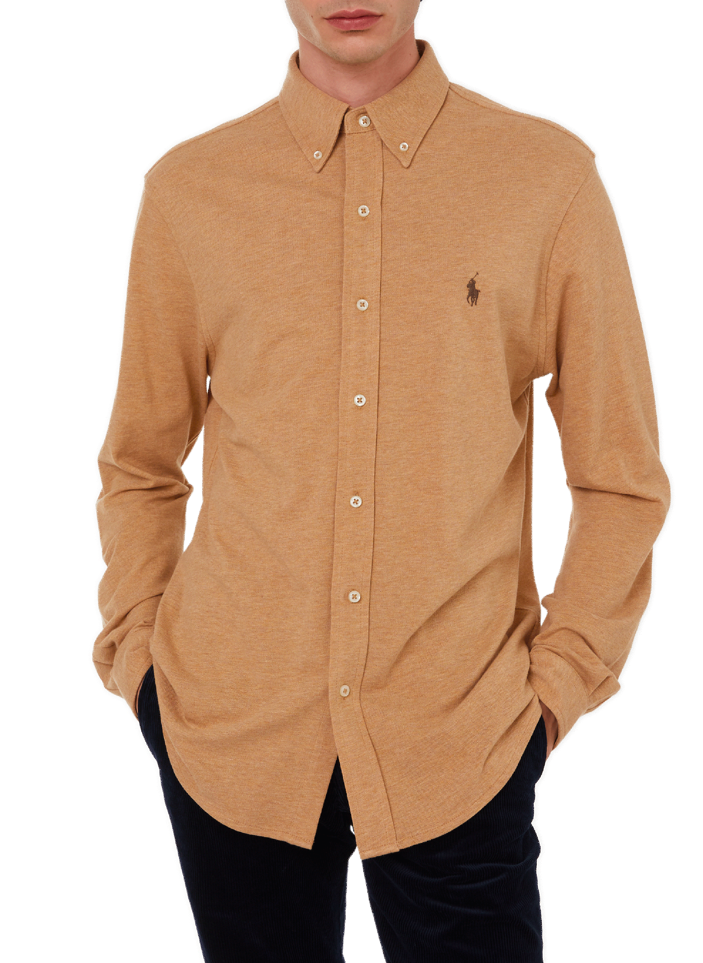 POLO RALPH LAUREN Chemise en coton Marron