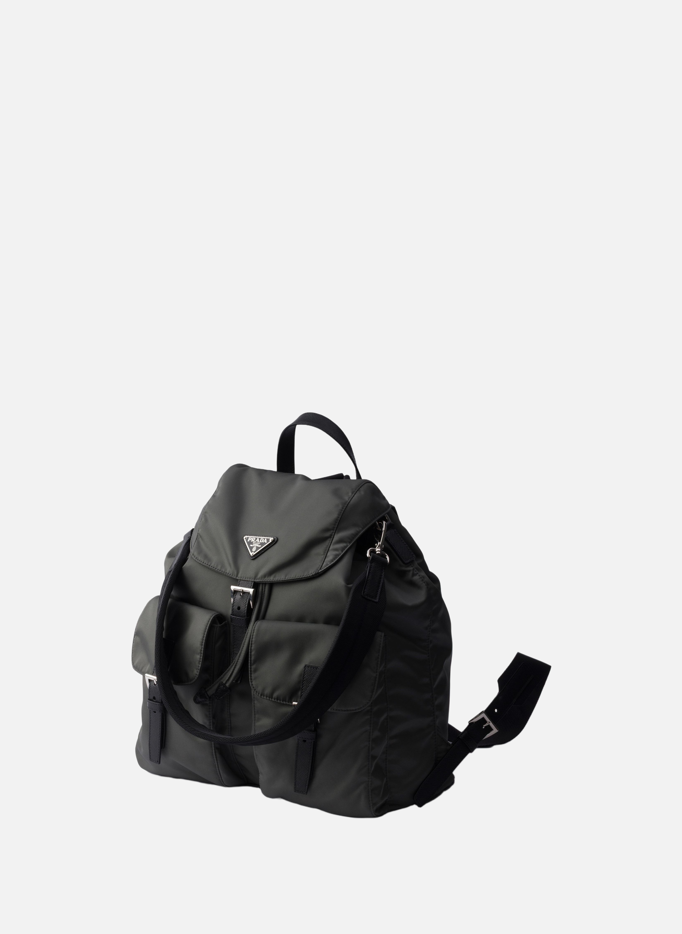 Sac à dos en re-nylon PRADA Gris