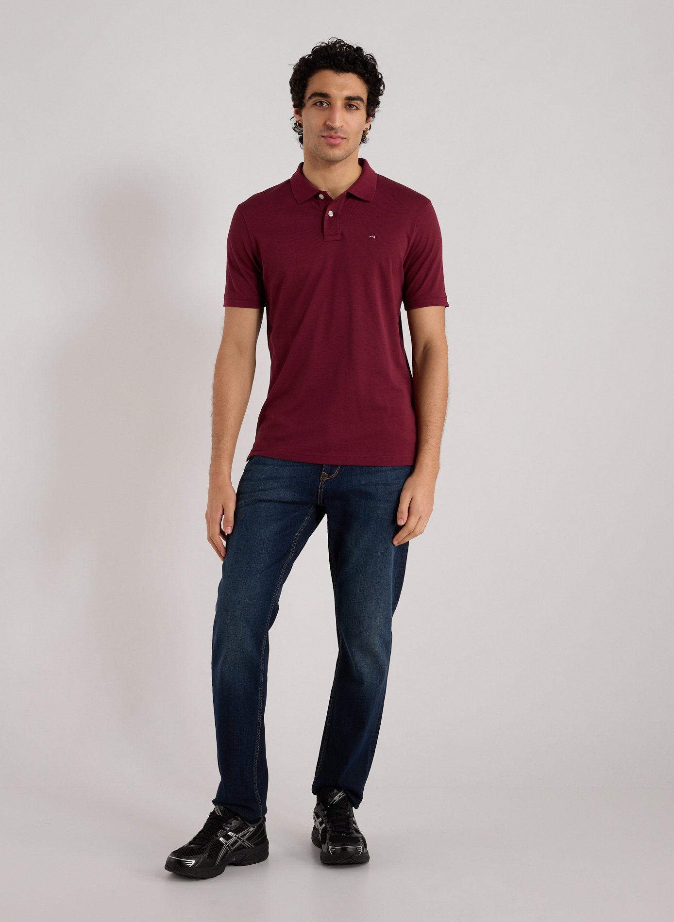 Polo en coton piqué  EDEN PARK Rouge