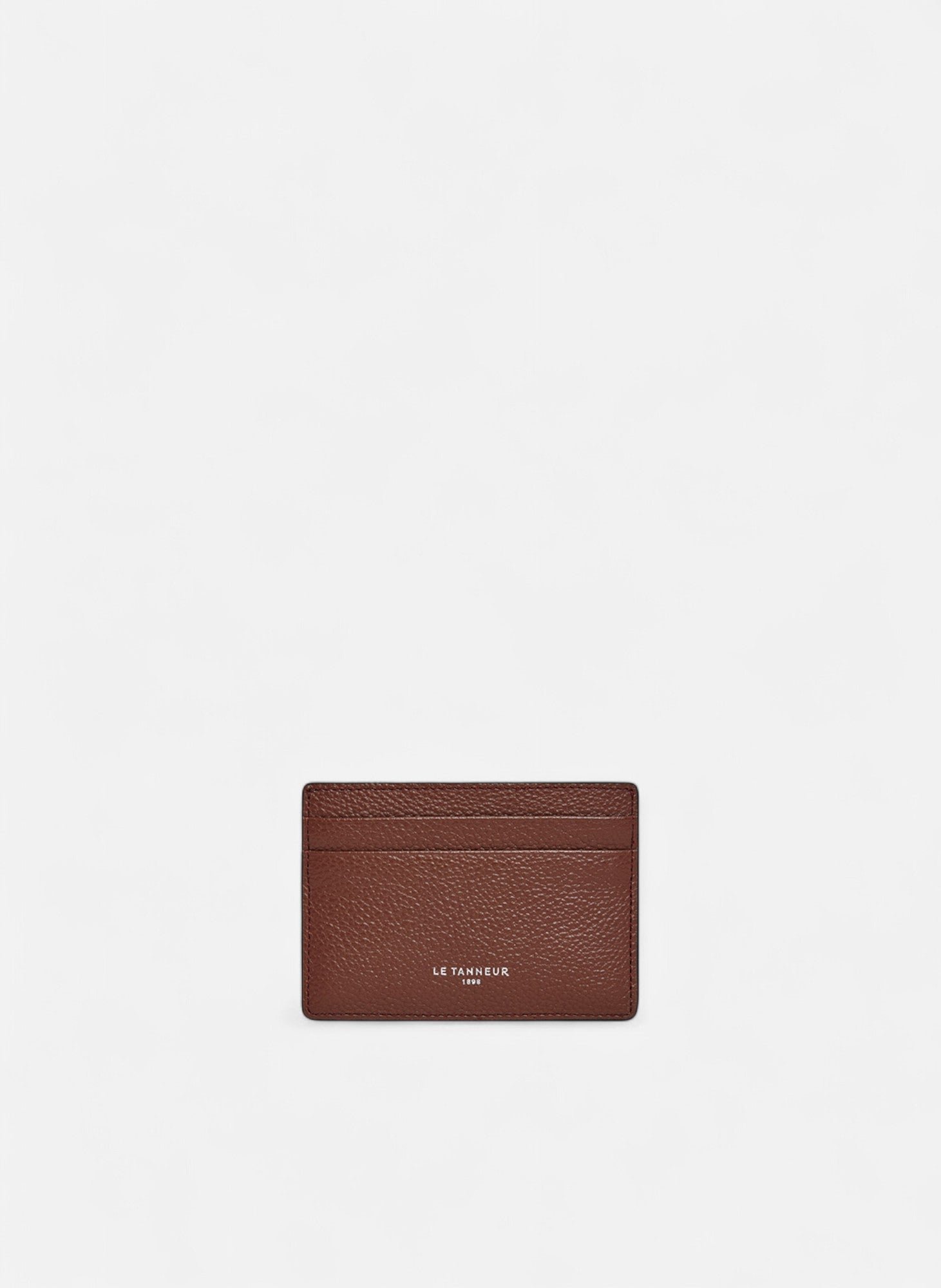 Porte cartes emile en cuir grainé MarronLE TANNEUR