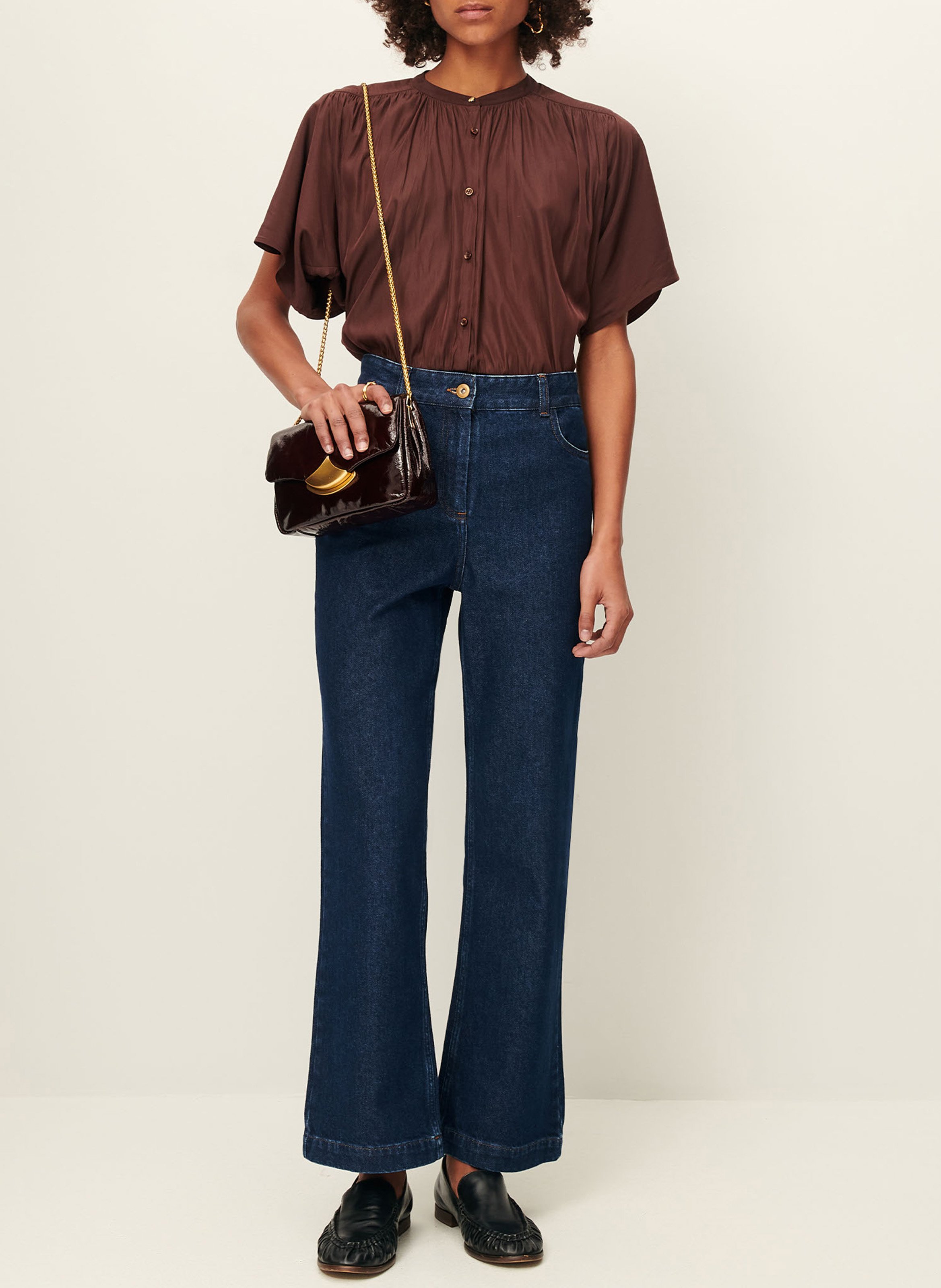 Body droit col rond boogie SESSUN Marron