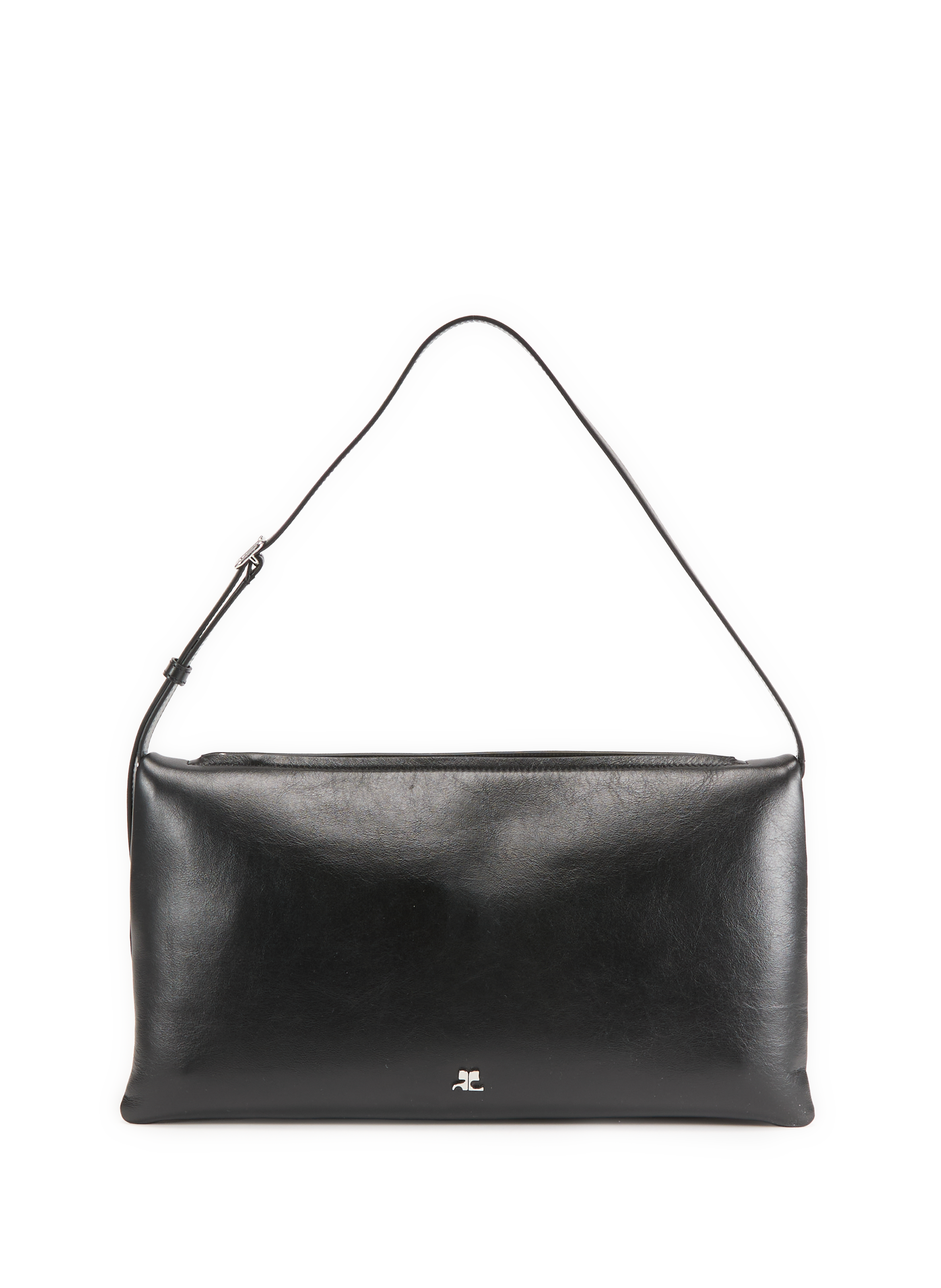 COURRÈGES Sac à main en cuir  Noir