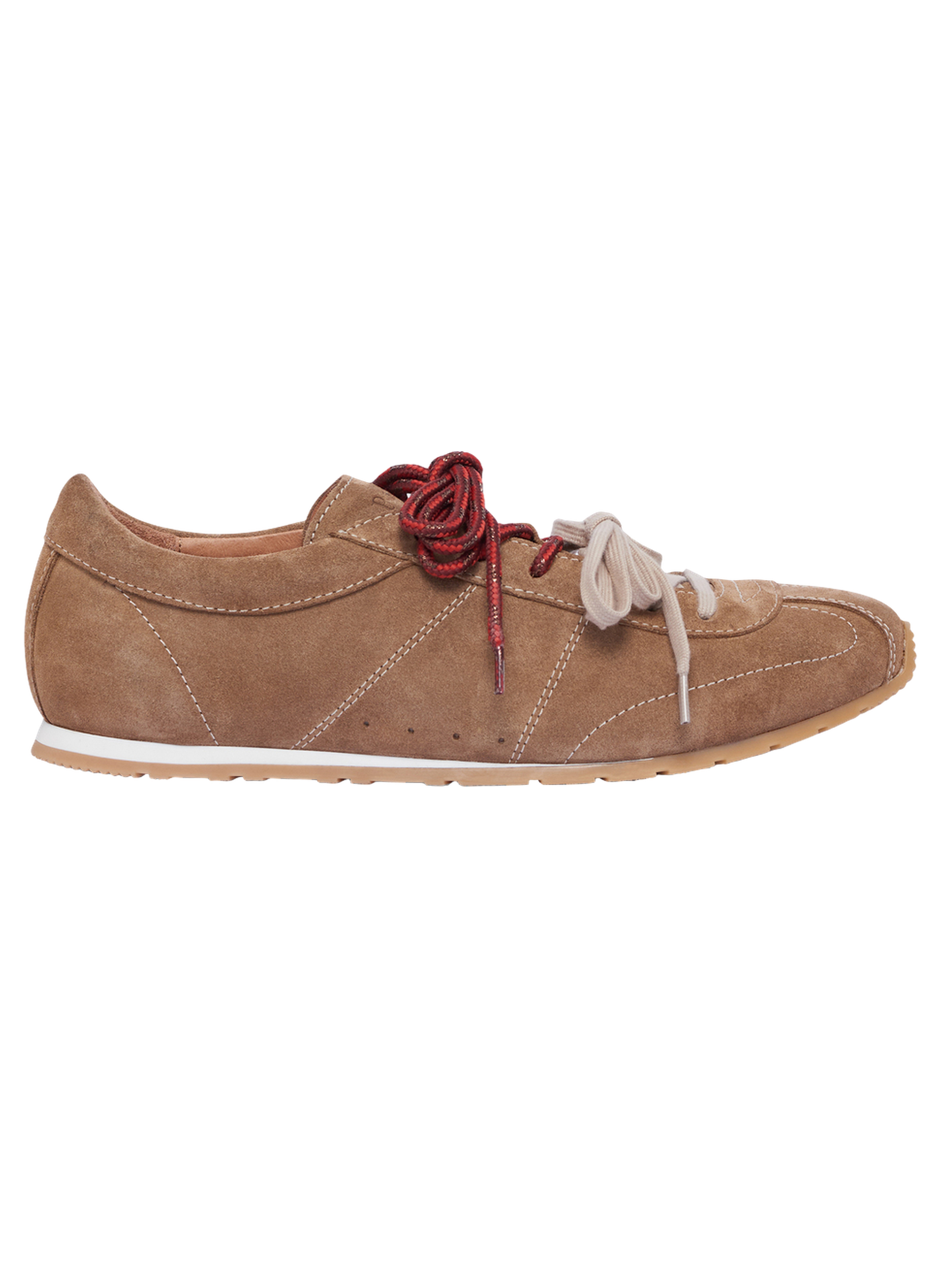Sneakers en cuir velours - achille PABLO Marron