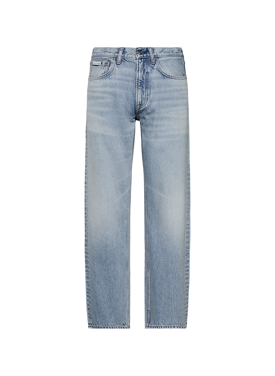 Straight Leg 90s Cotton Denim Jeans CALVIN KLEIN Blue