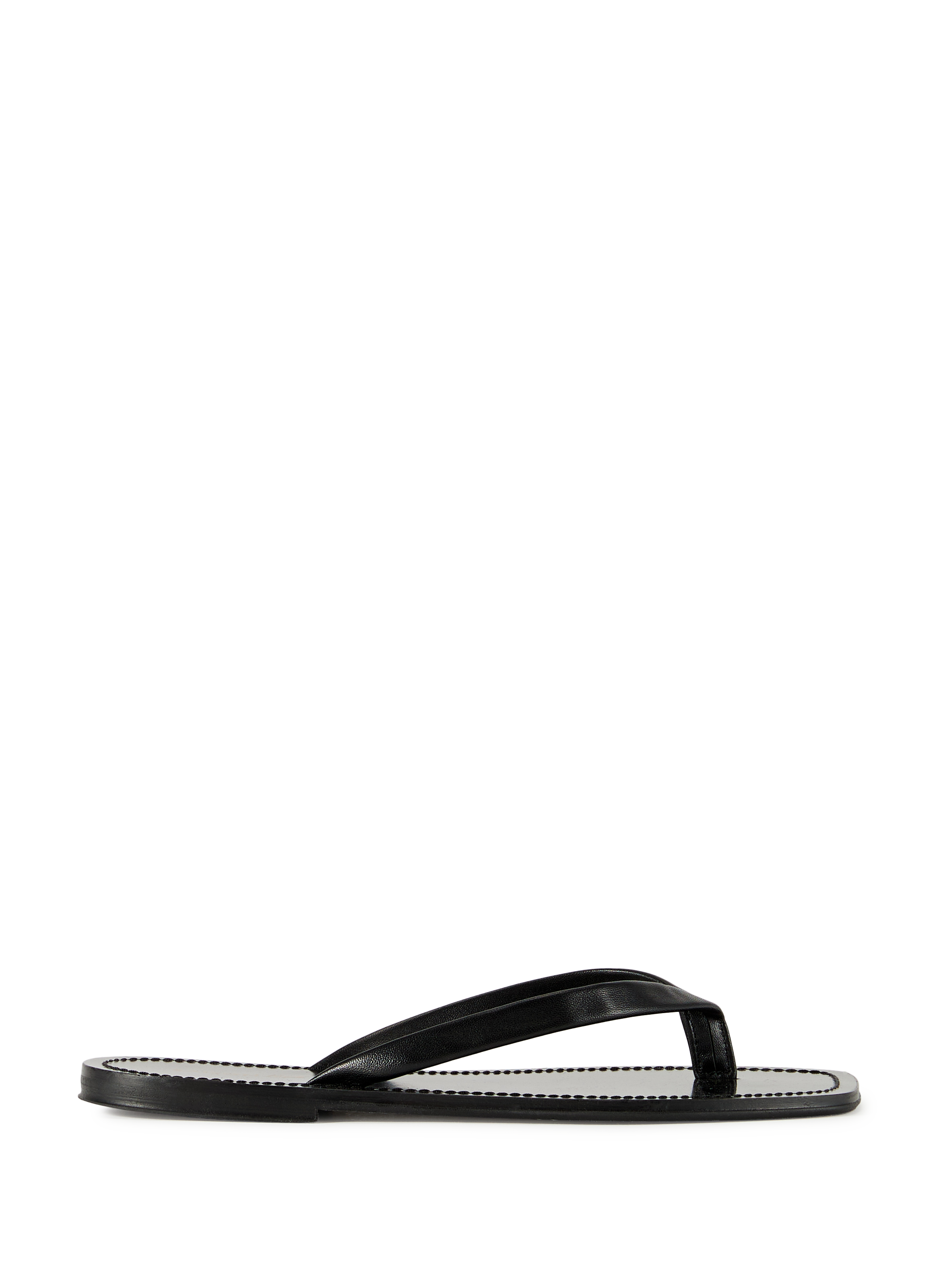 Faty goat leather slides SAISON 1865 Black