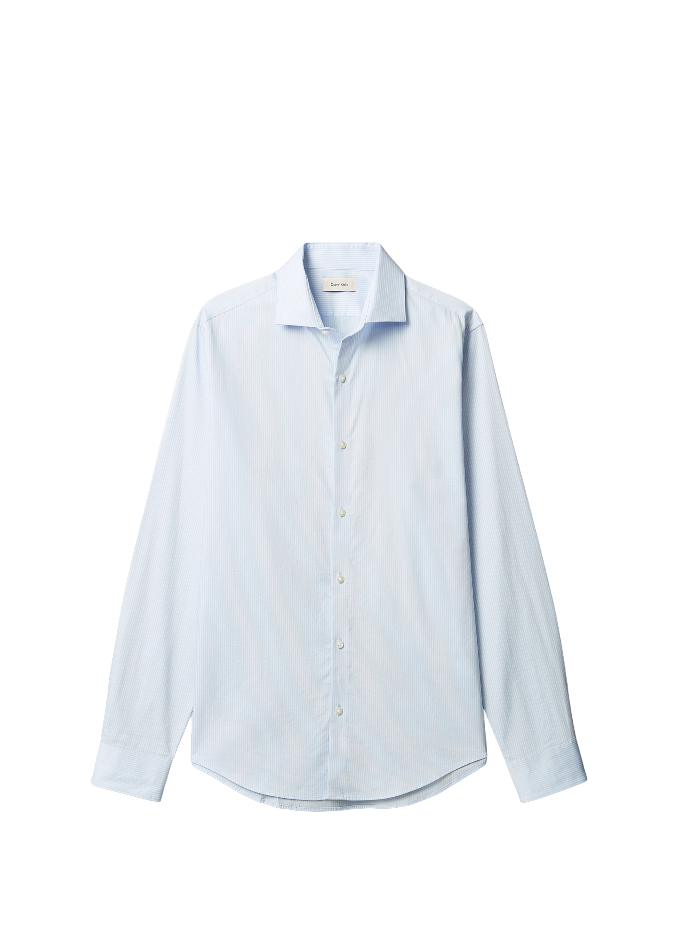 Chemise à rayures en coton mélangé CALVIN KLEIN Bleu