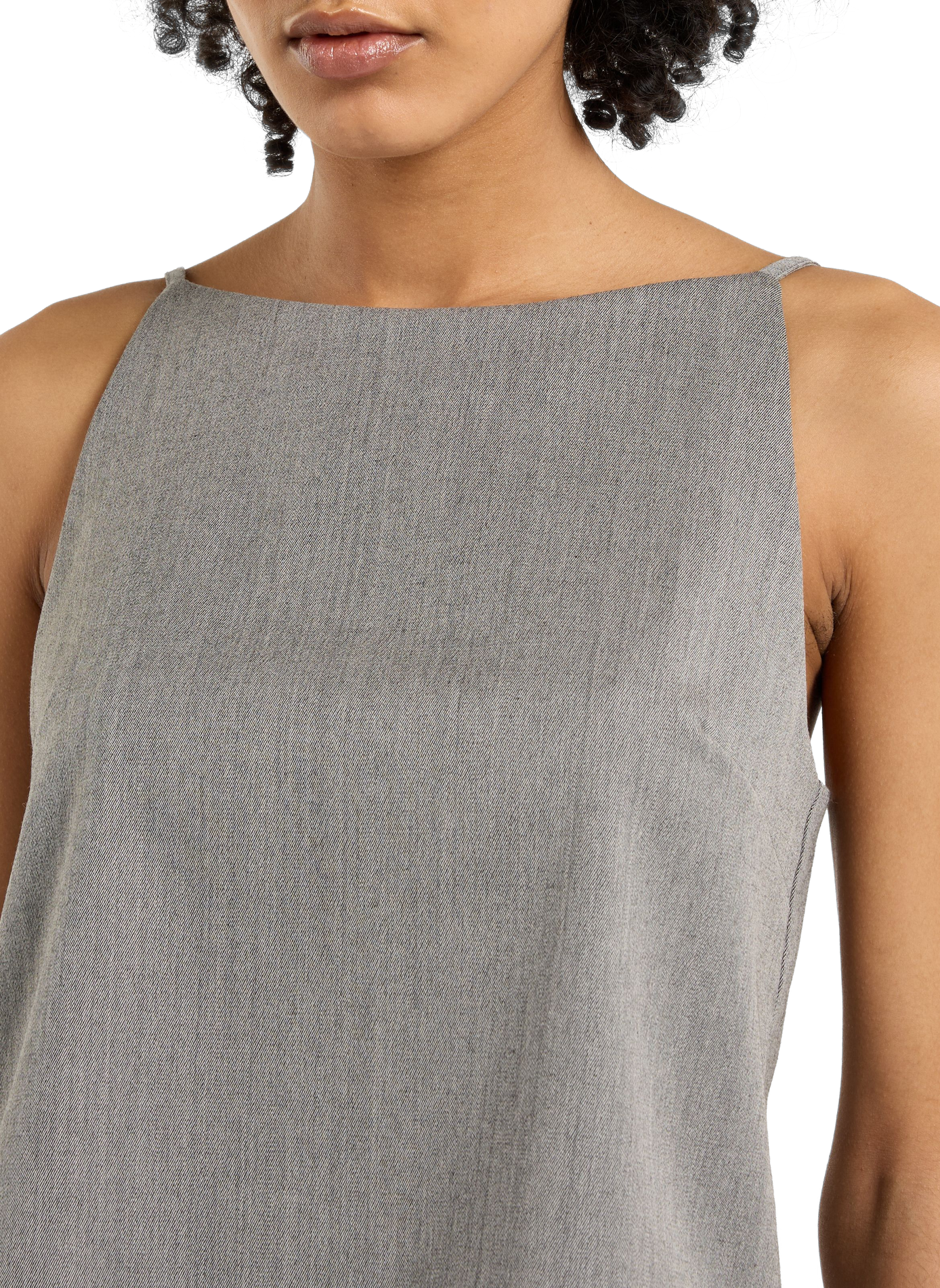 Top Vafi sans manches en laine mélangée SAISON 1865 Gris