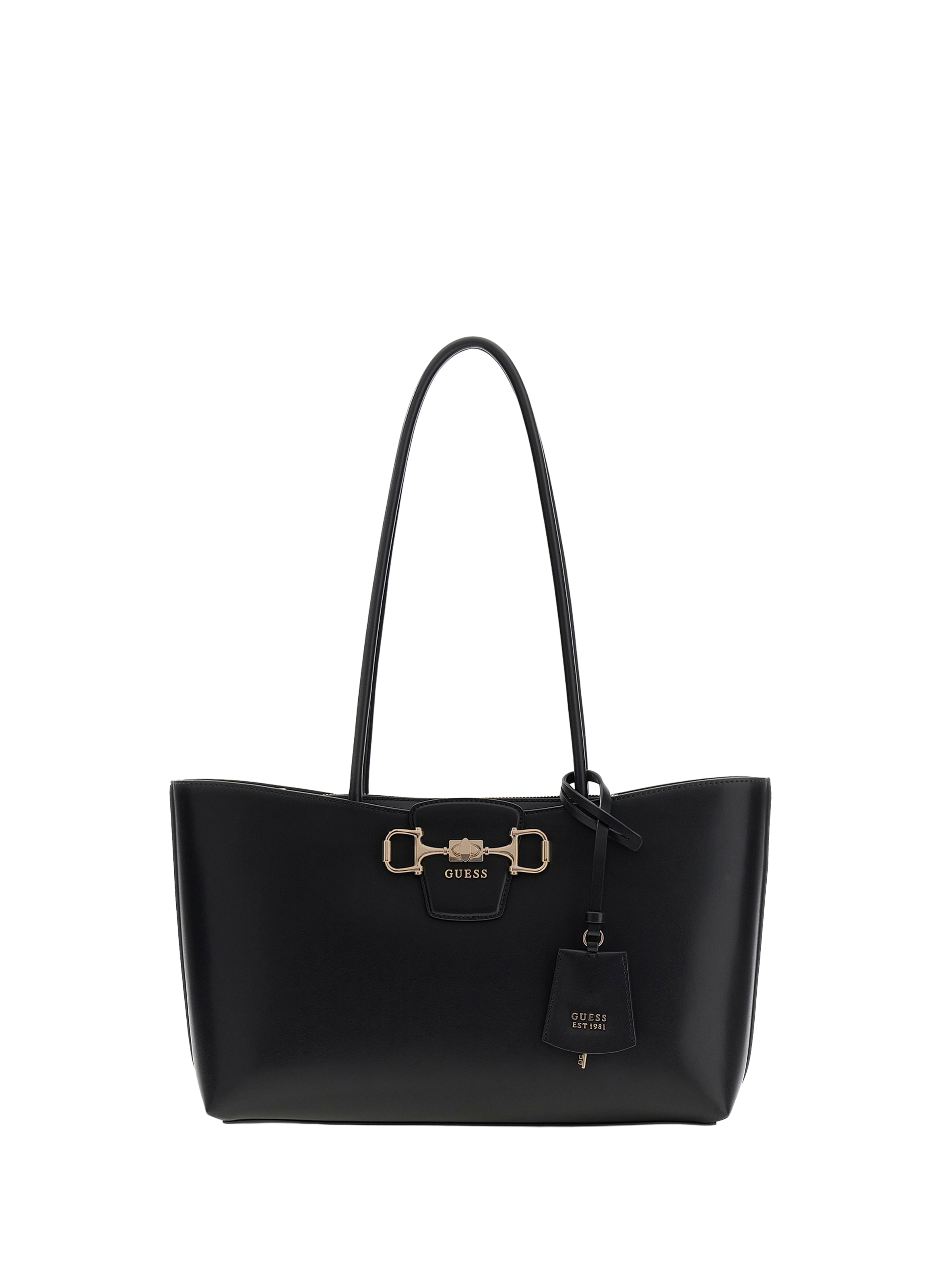 Effen schoudertas GUESS Zwart