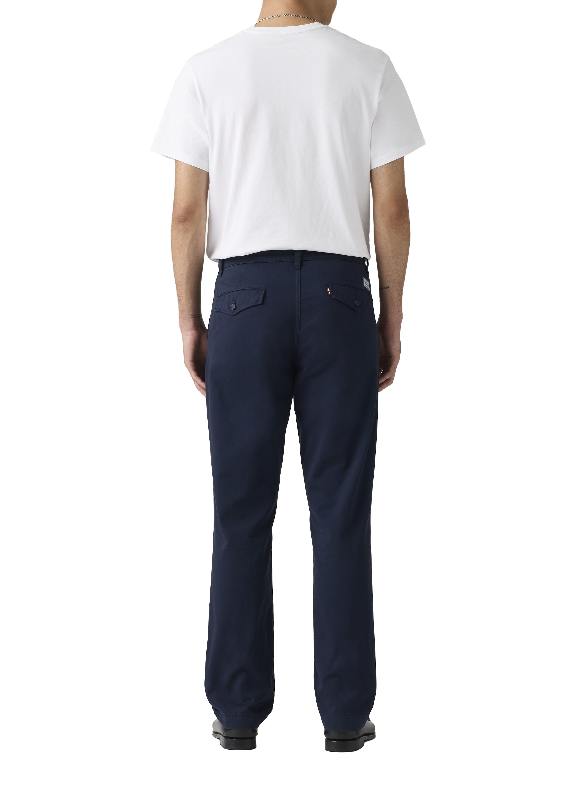 Cotton and linen chino trousers LEVI'S Blue