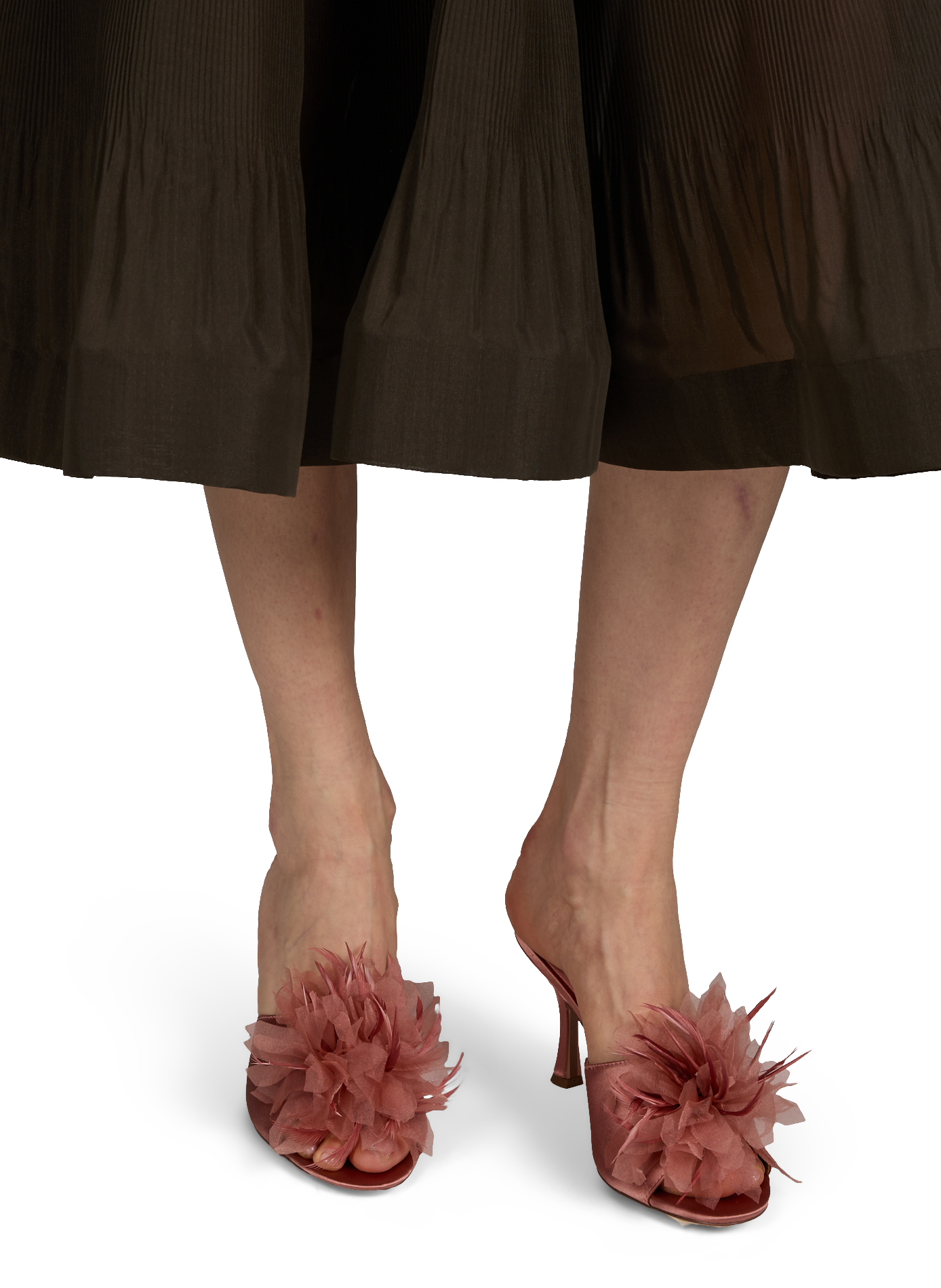 Sandales mules à talons ornées Jace SAM EDELMAN Rose