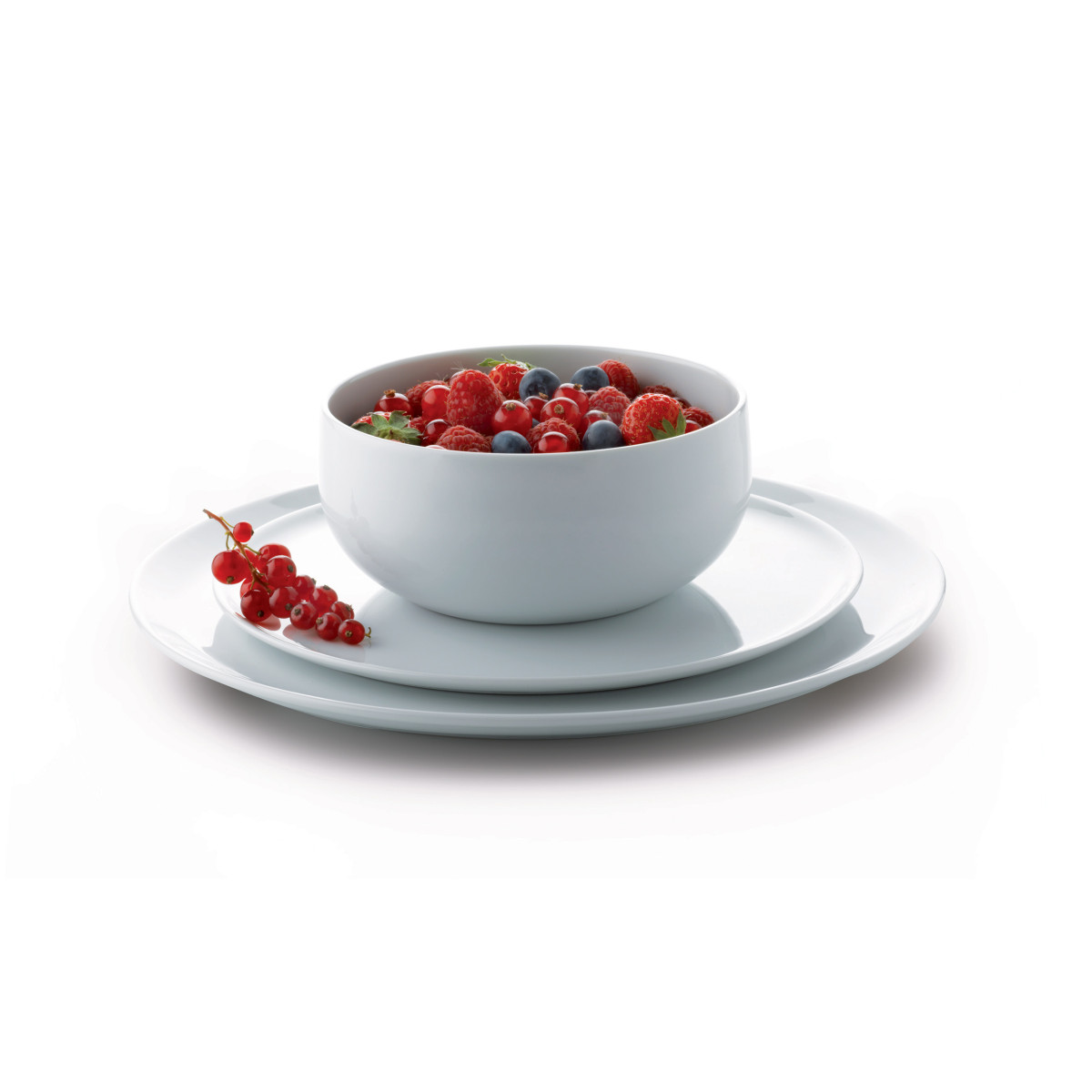 Yaka - assiette dessert 21.5 cm (lot de 6) MEDARD DE NOBLAT Blanc