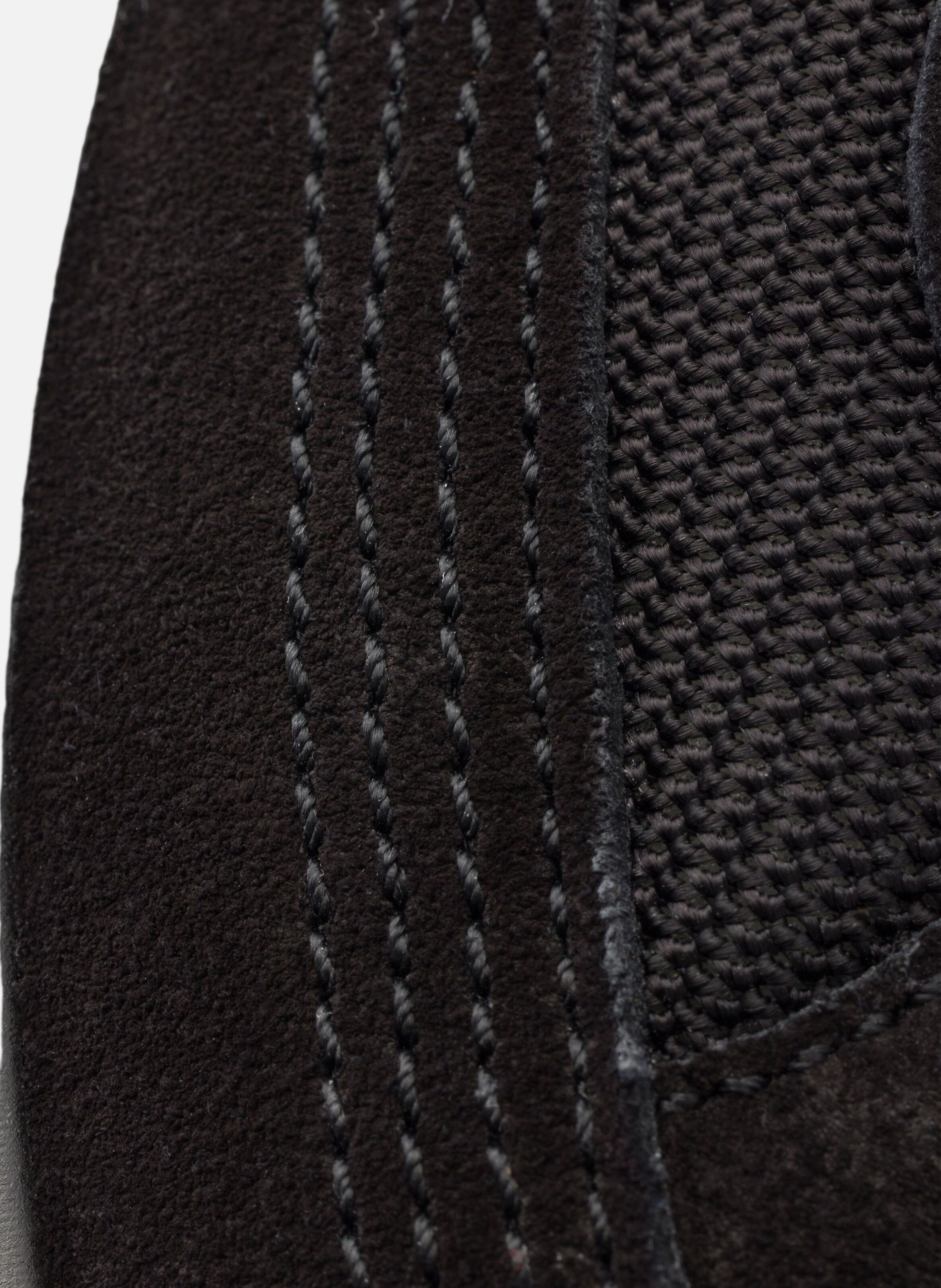 Baskets en mesh et en suède PRADA Noir