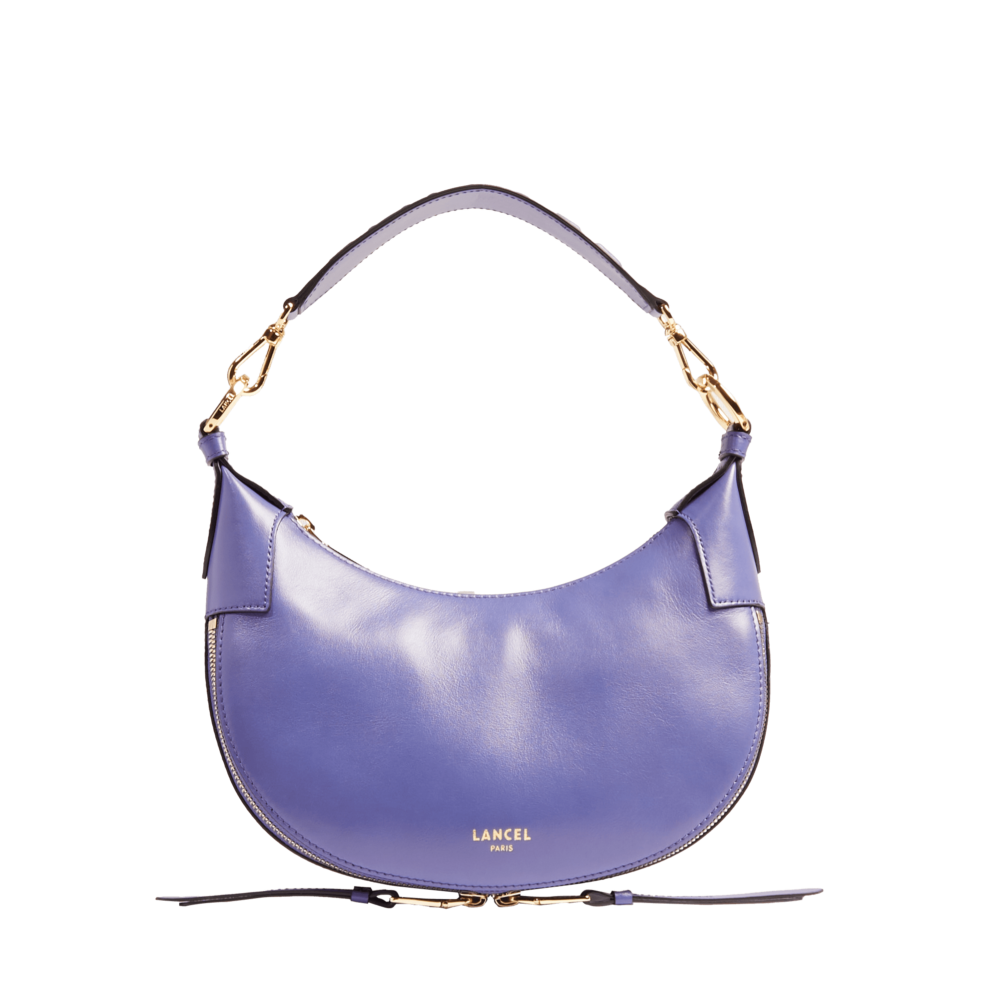 Sac hobo zippé s origami de lancel en cuir LANCEL Blauw