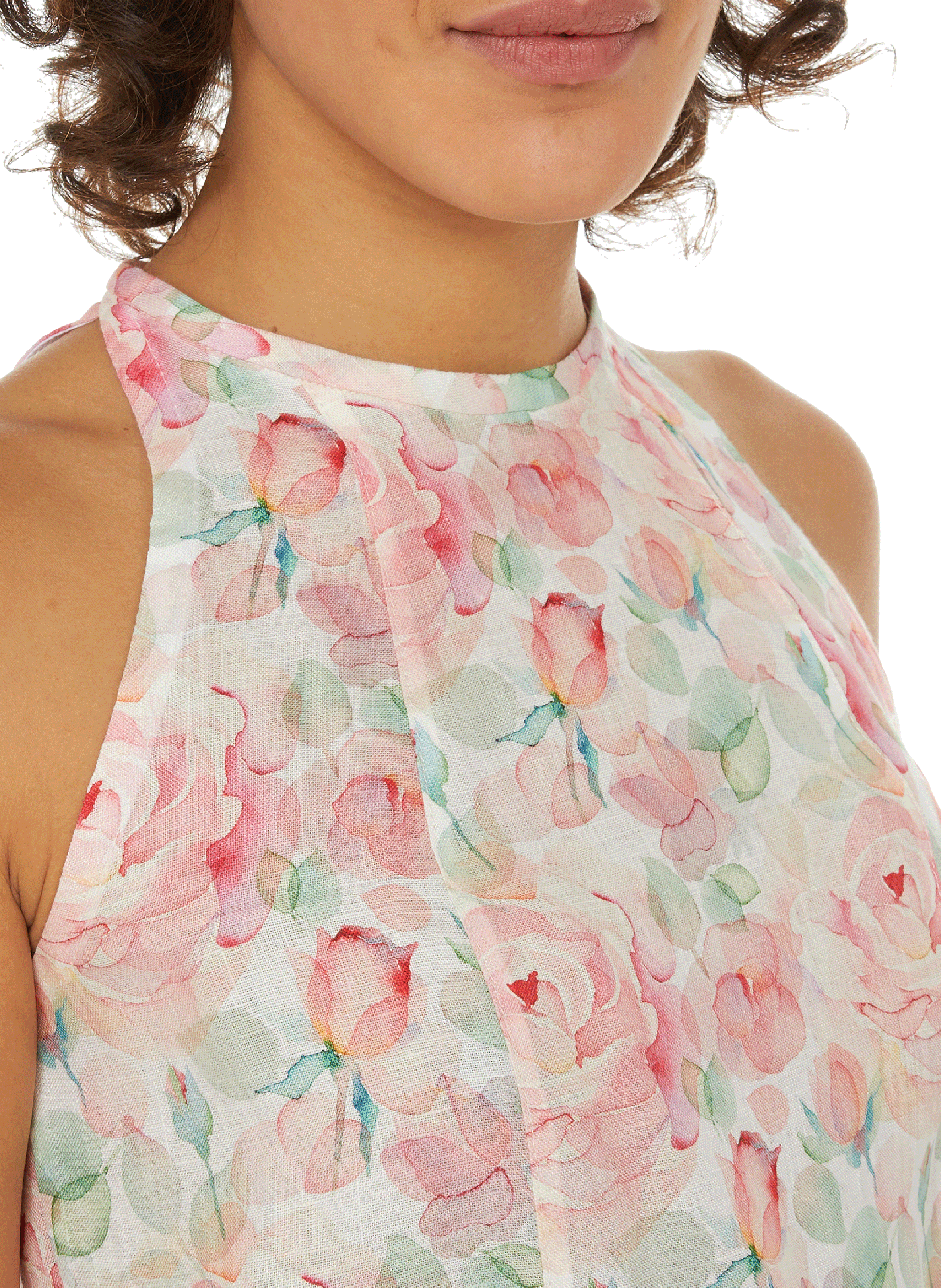 Top de flores LIYA Multicolor