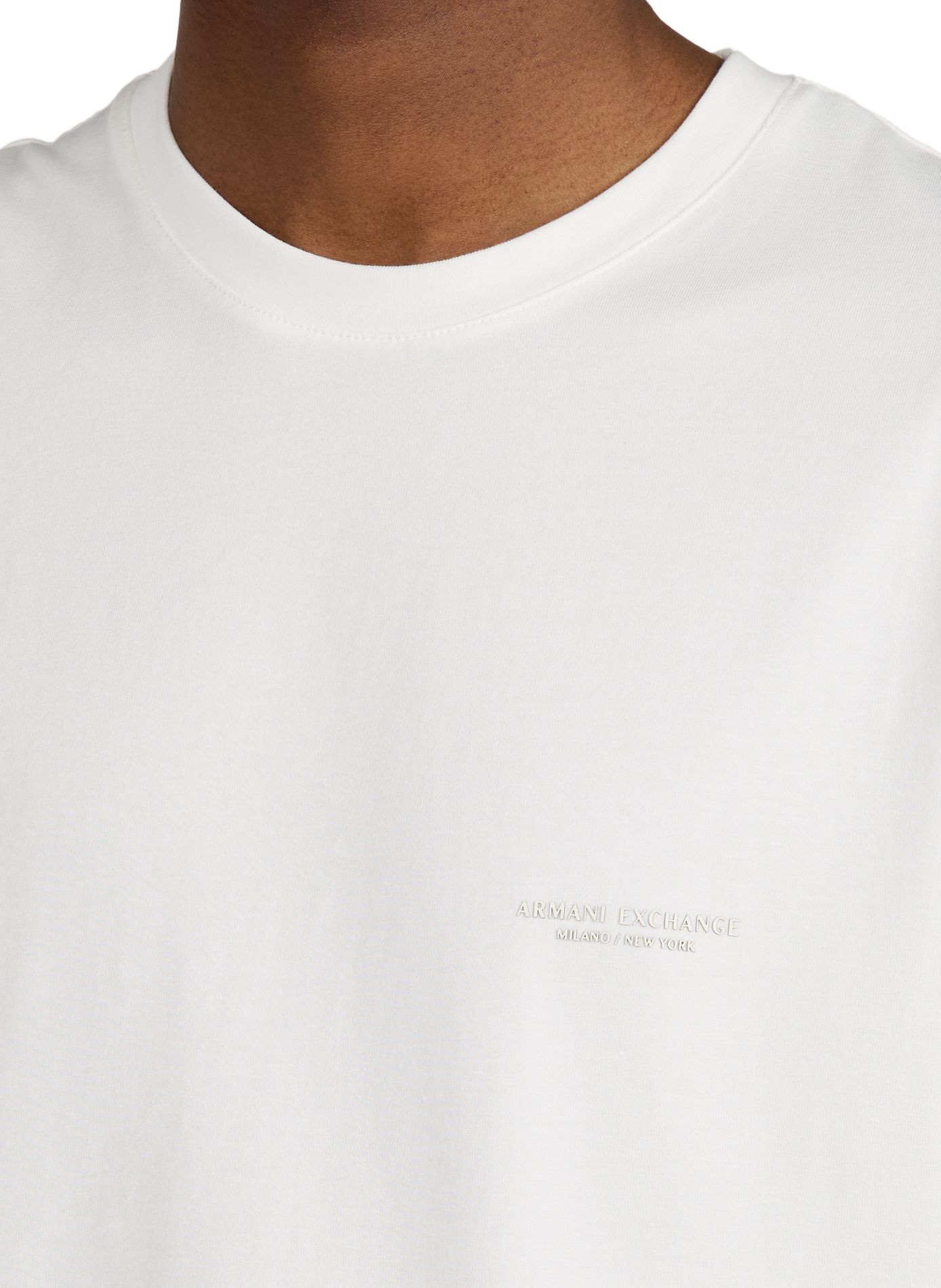 Cotton T-shirt ARMANI EXCHANGE White
