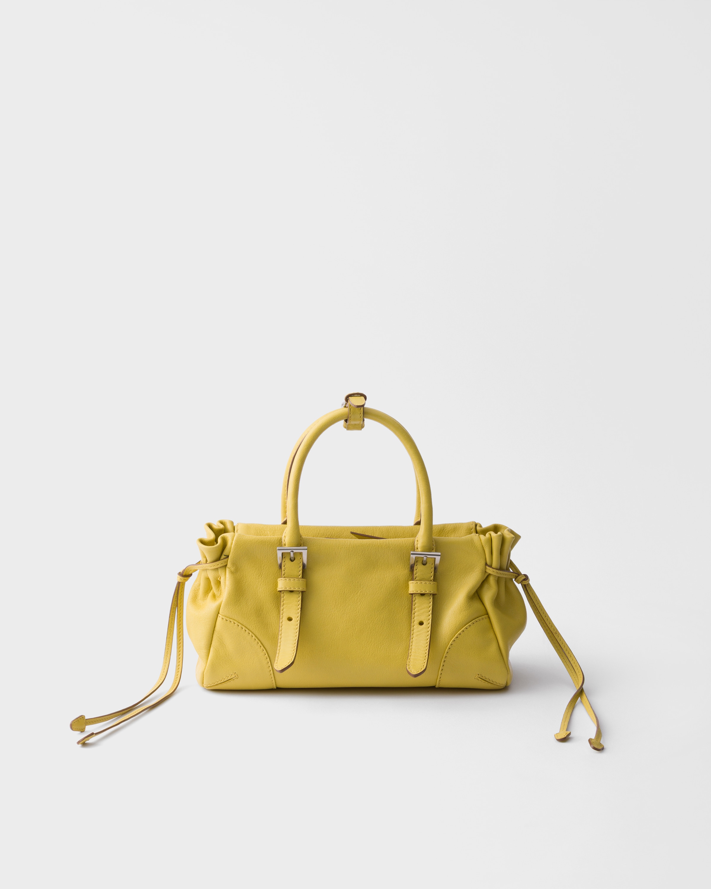 Petit sac prada karin en cuir PRADA Jaune