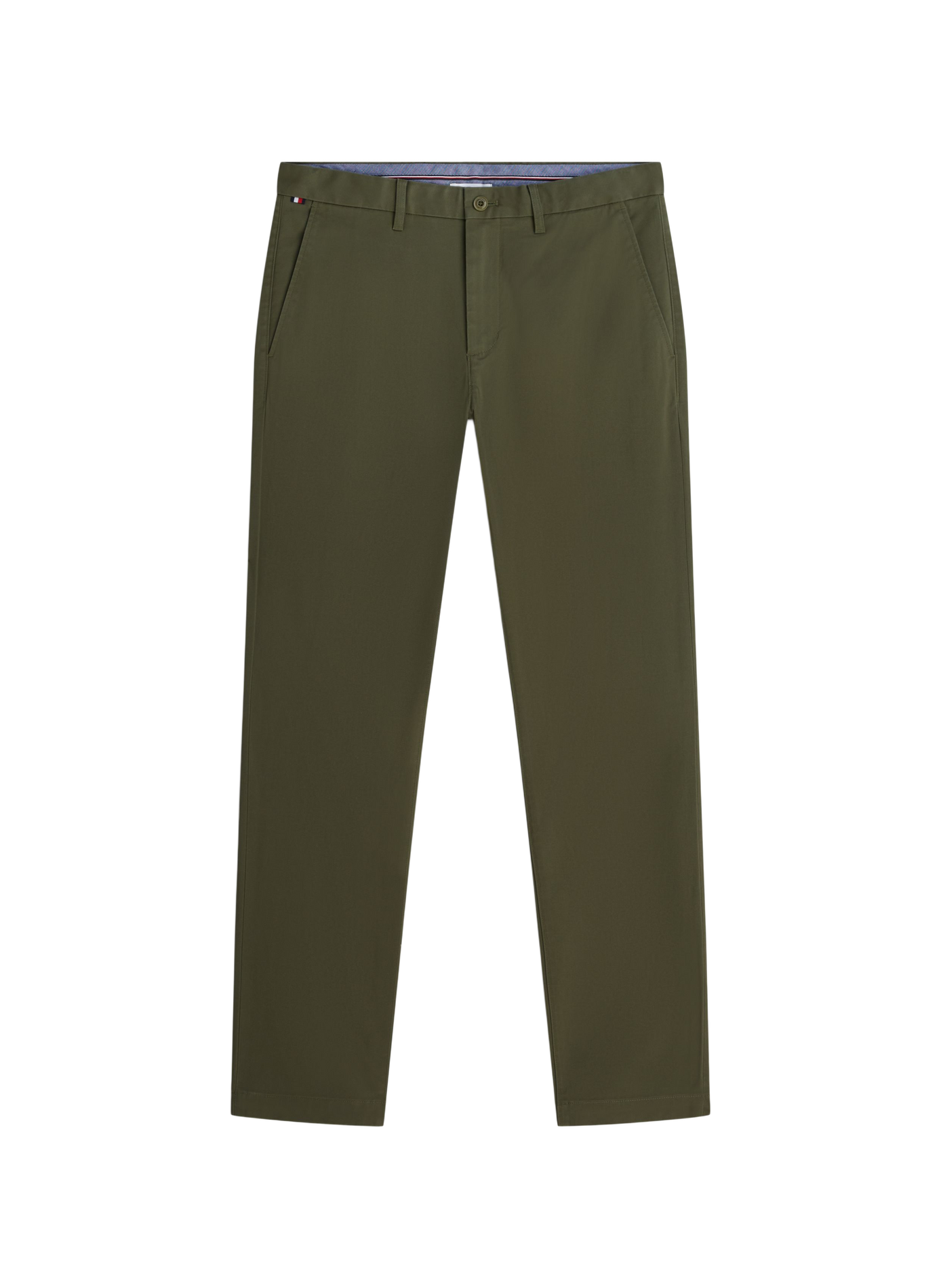 Pantalon droit Denton en coton mélangé TOMMY HILFIGER Kaki