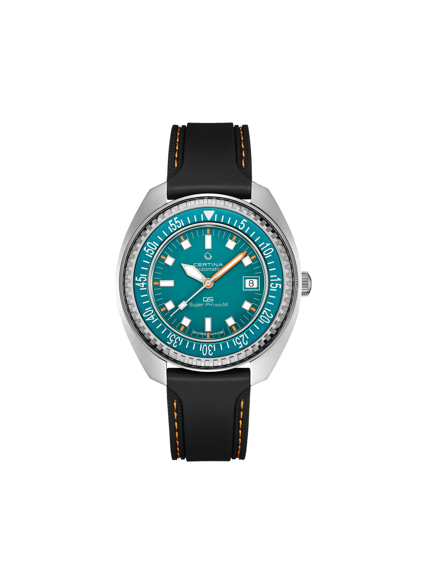 Montre automatique DS SUPER PH1000M en caoutchouc CERTINA Bleu