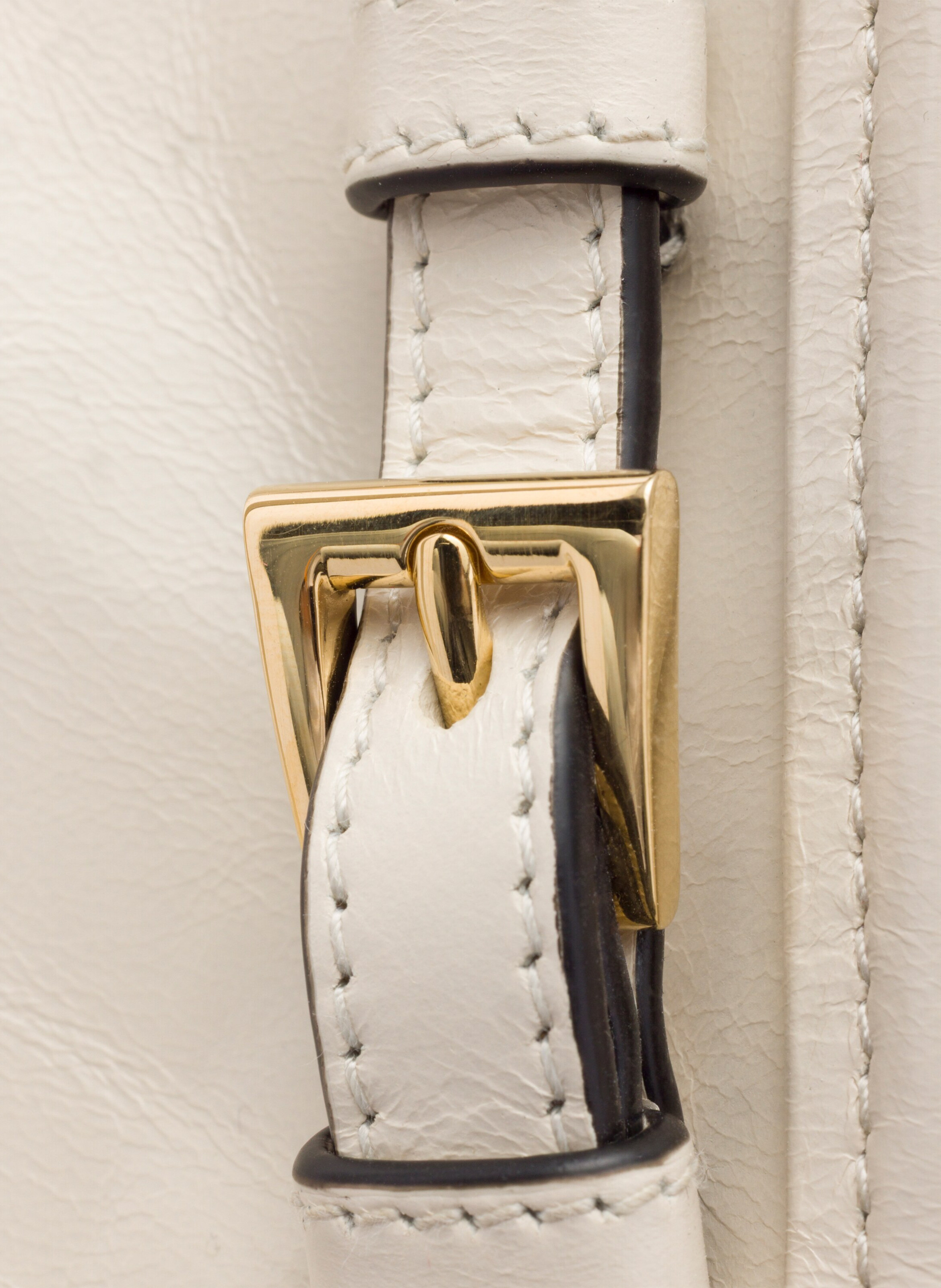 Petit sac à main prada bonnie en cuir PRADA Blanc