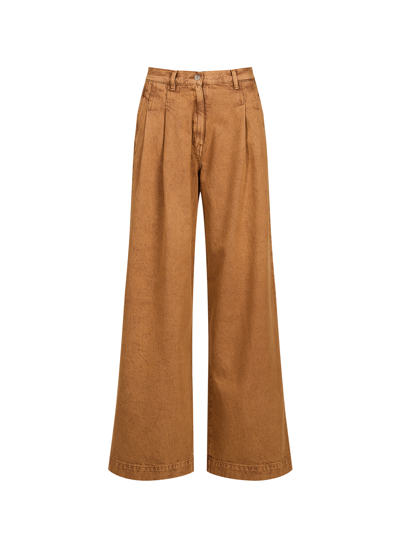 Wide cotton jeans BELLEROSE Brown