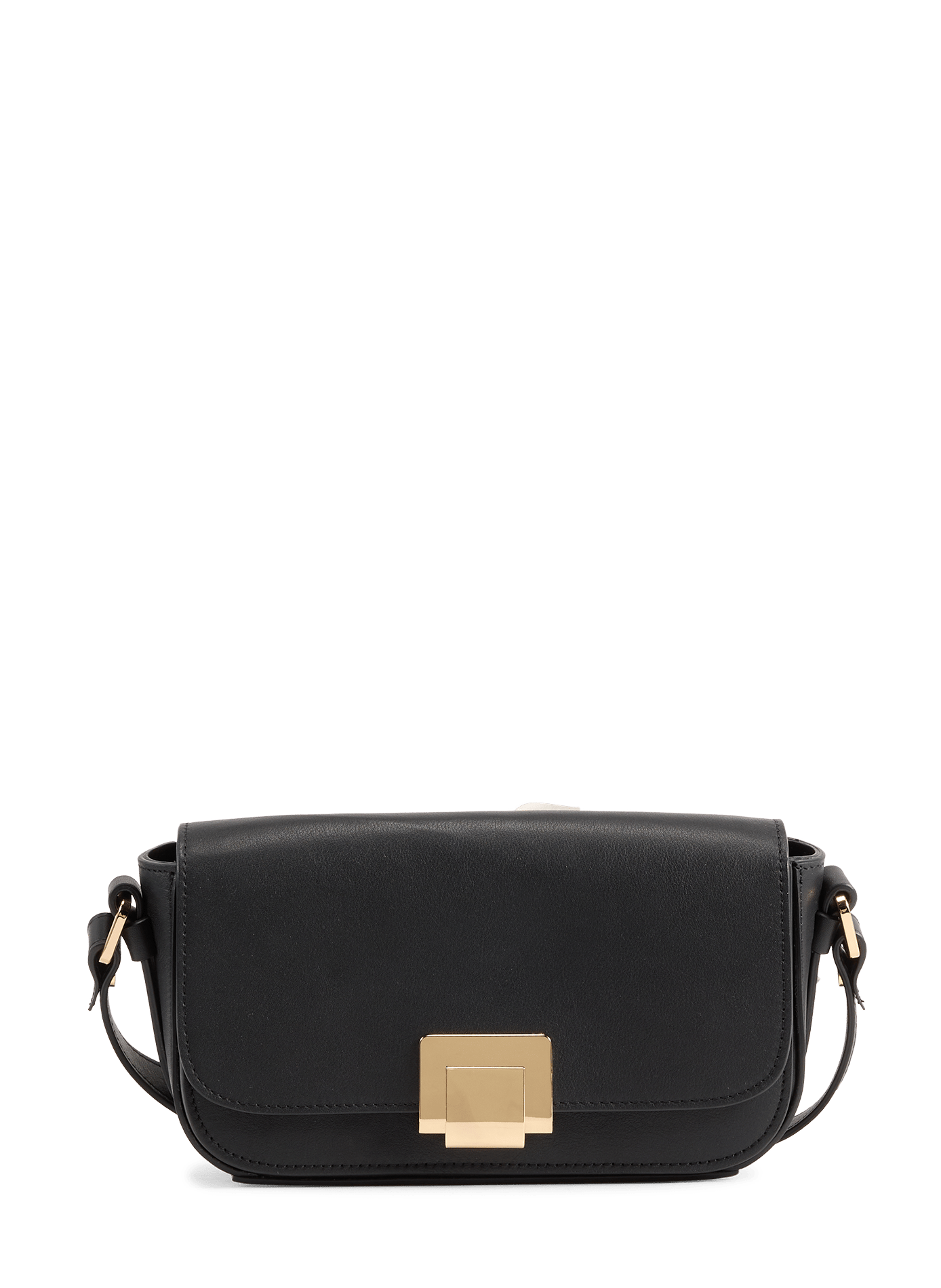 Leather shoulder bag SAISON 1865 Black