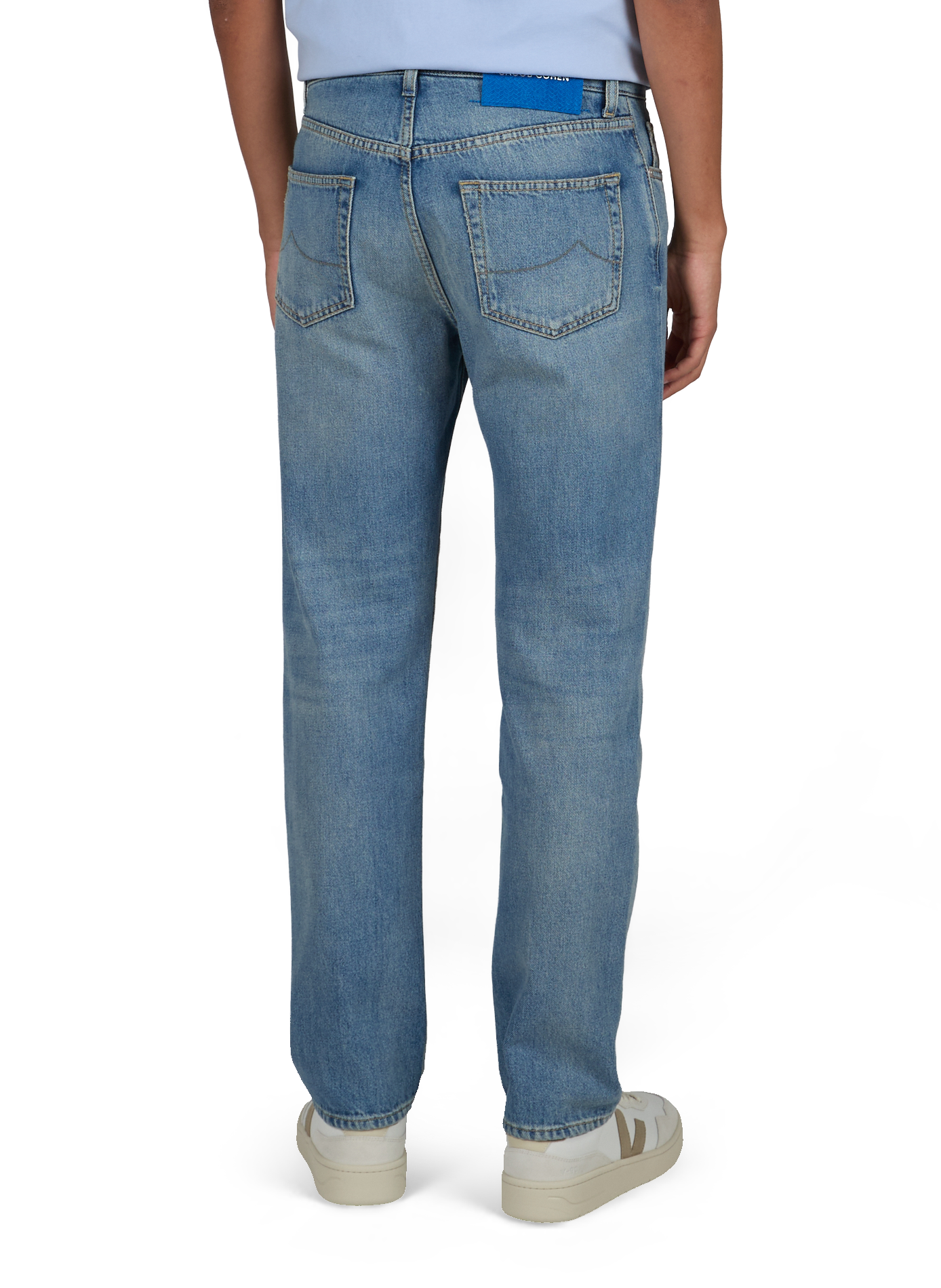 Schmale Jeans aus Baumwolle JACOB COHEN Blau