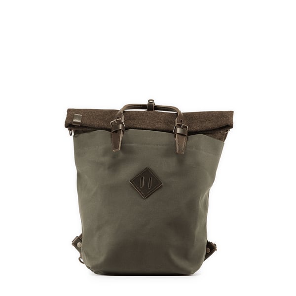 Sac à dos Woody en coton et cuir Sac à dos Woody en coton et cuir