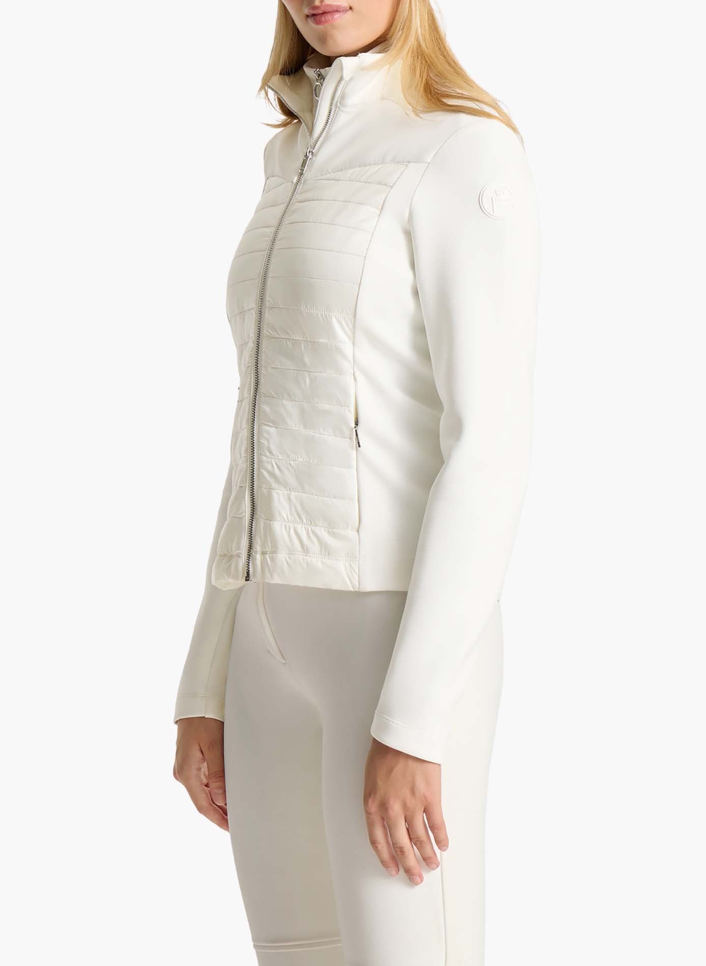 Veste technique asponita col montant coupe ajustée FUSALP Blanc