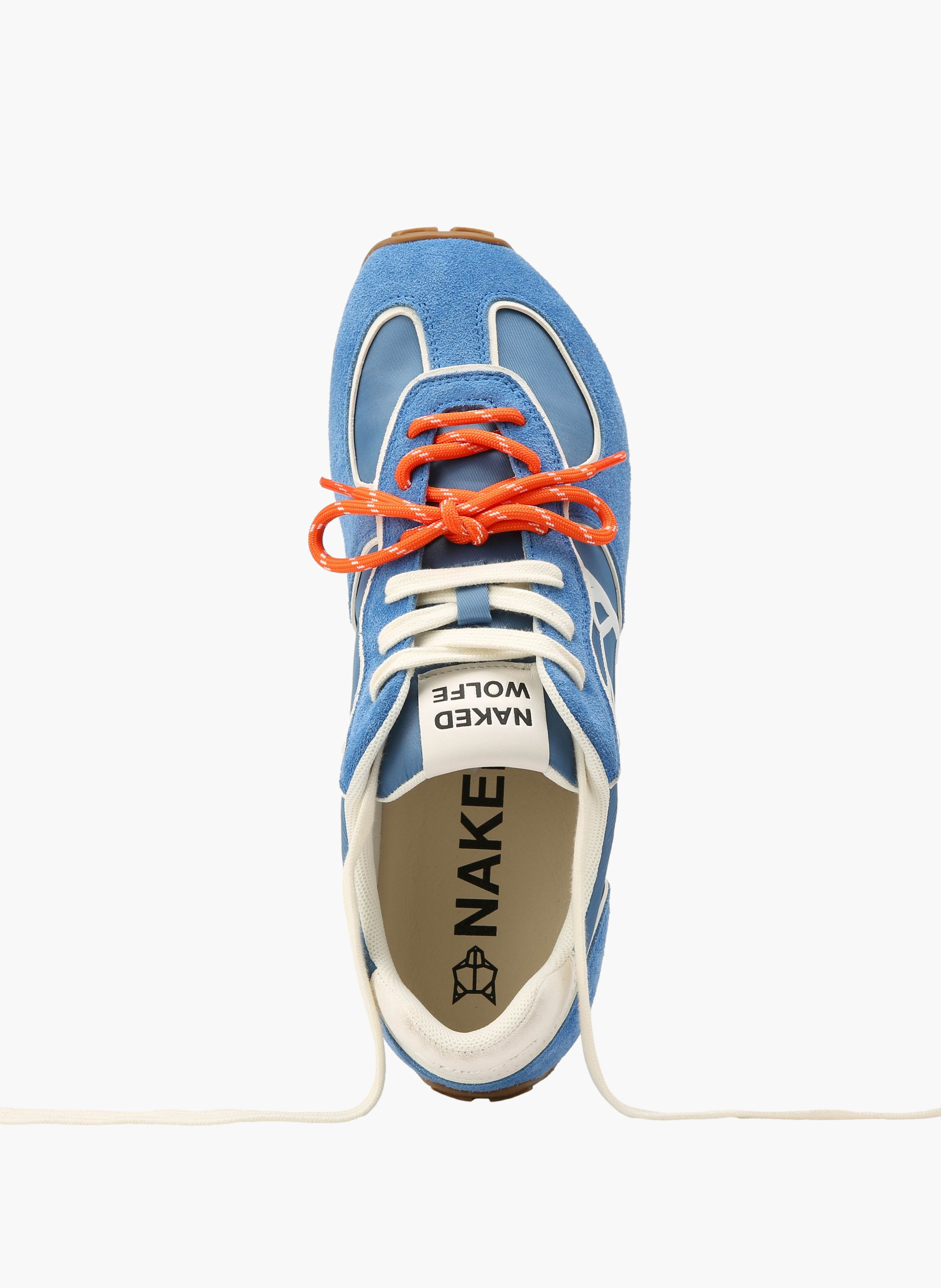 Baskets lightning en nylon NAKED WOLFE Bleu