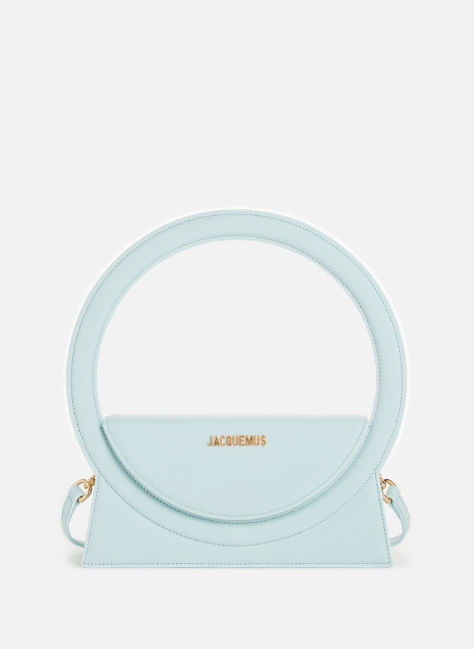 The JACQUEMUS round leather bag