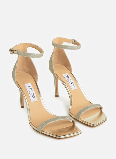Glittery heeled sandals  JIMMY CHOO Glittery heeled sandals  JIMMY CHOO
