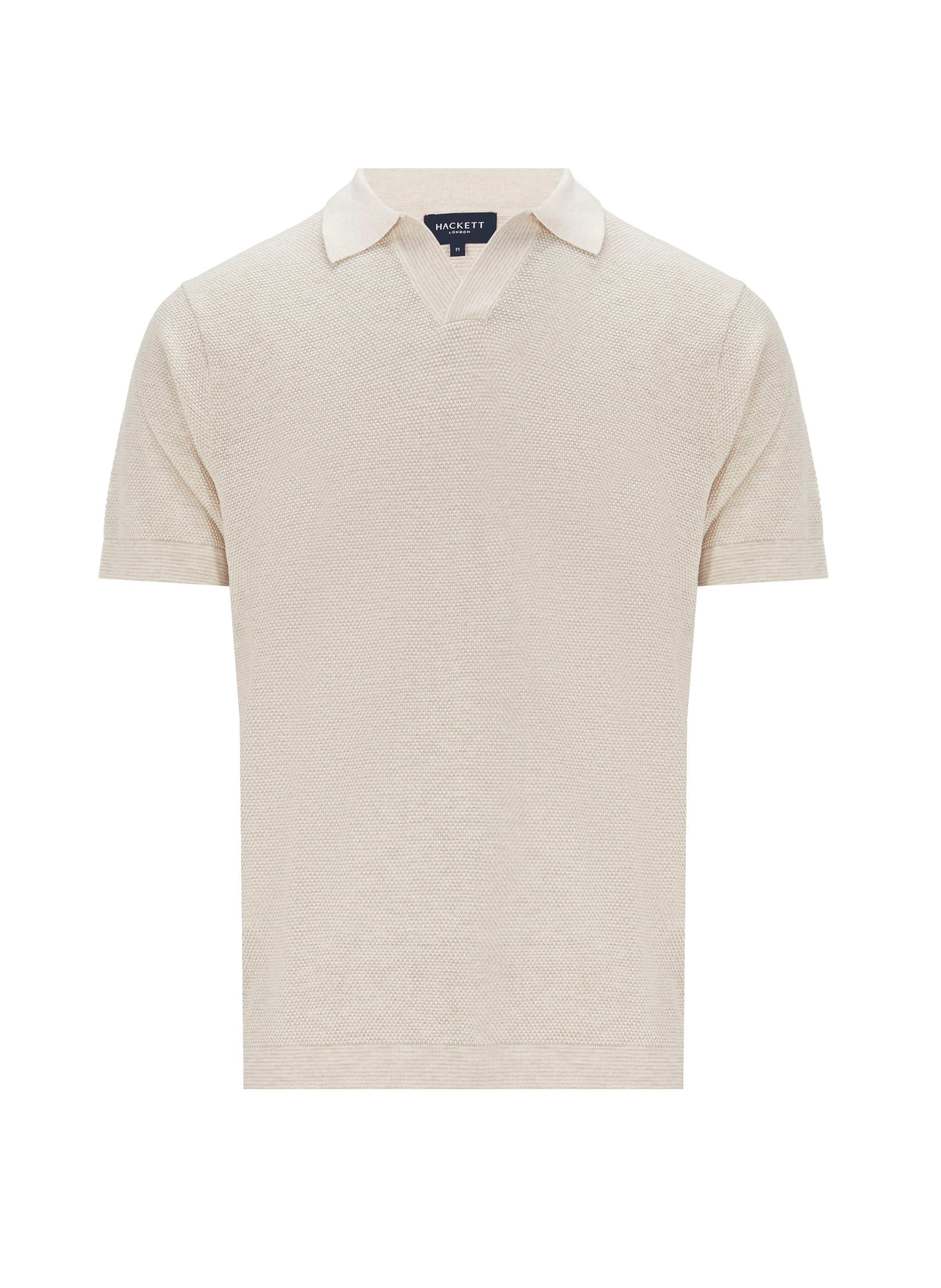 Polo en coton et lin