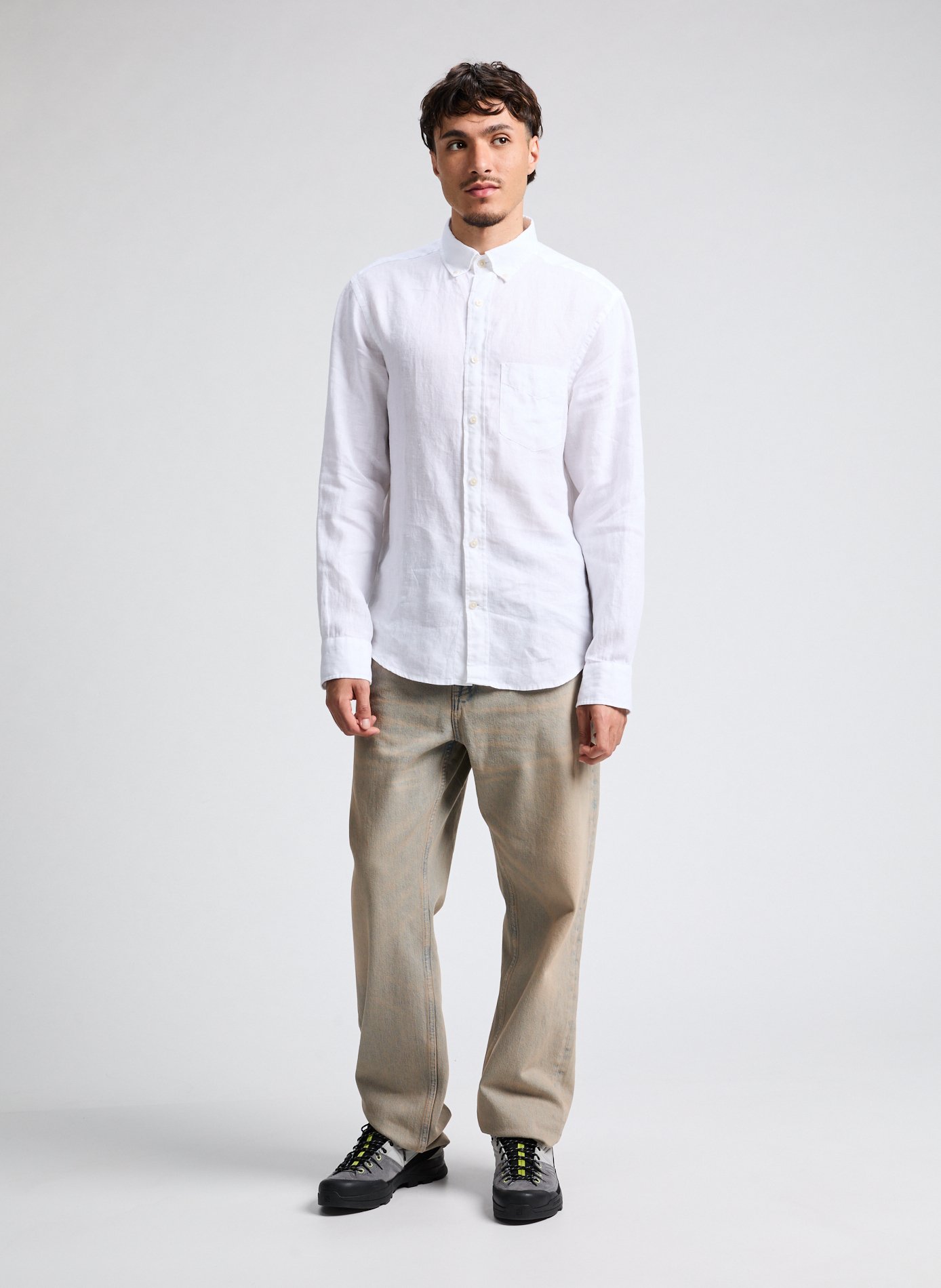 Linen shirt GANT White