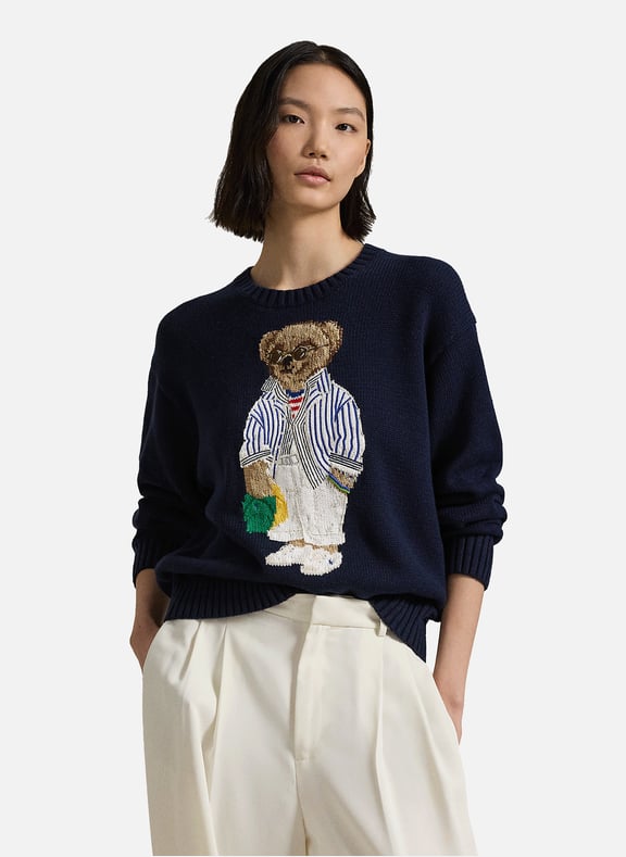 Polo Bear cotton jumper Blue by POLO RALPH LAUREN POLO RALPH LAUREN Polo Bear cotton jumper Blue