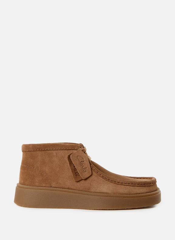 Calfskin leather lace-up loafers Brown by CLARKS CLARKS Calfskin leather lace-up loafers Brown