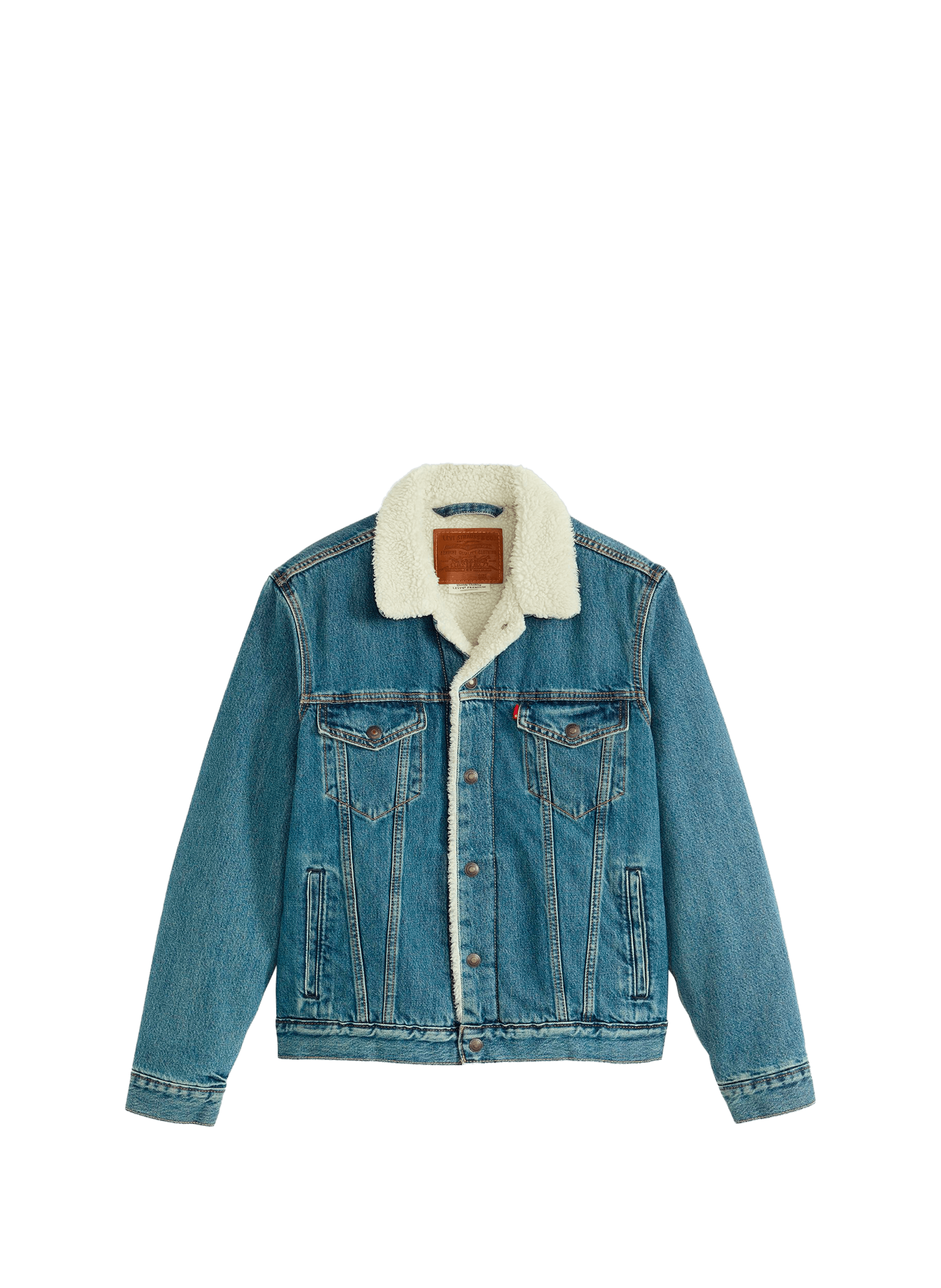 Fleece-lined denim jacket LEVI'S Blue