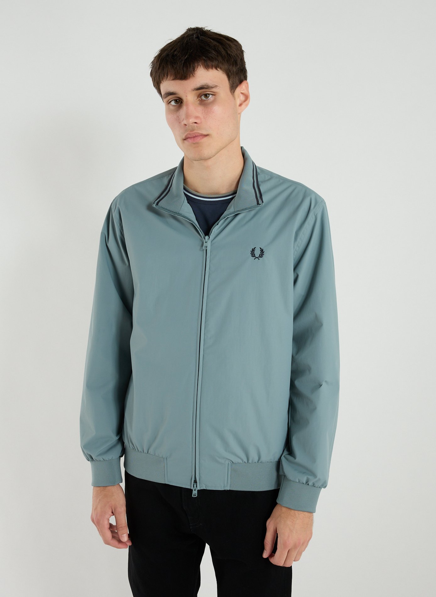 FRED PERRY Blouson col montant  Bleu