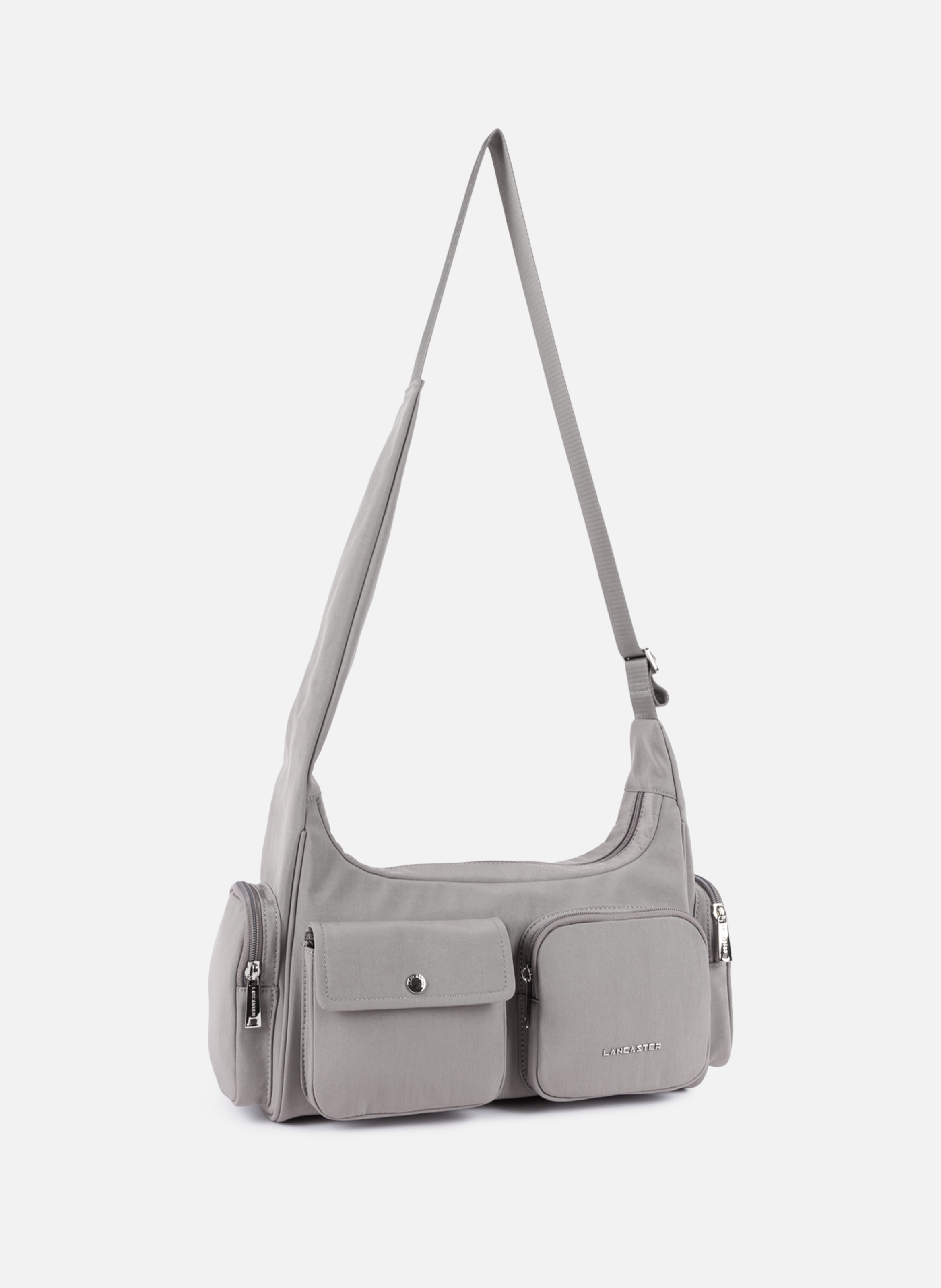 Sac besace - basic pocket Gris