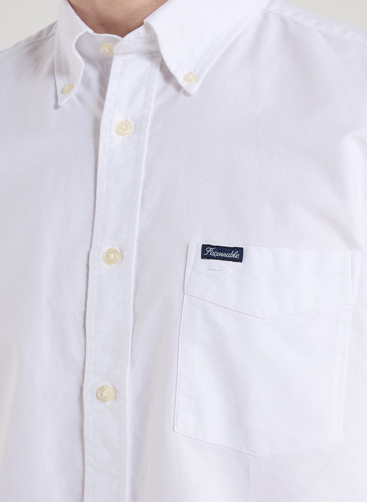 Cotton shirt FACONNABLE White