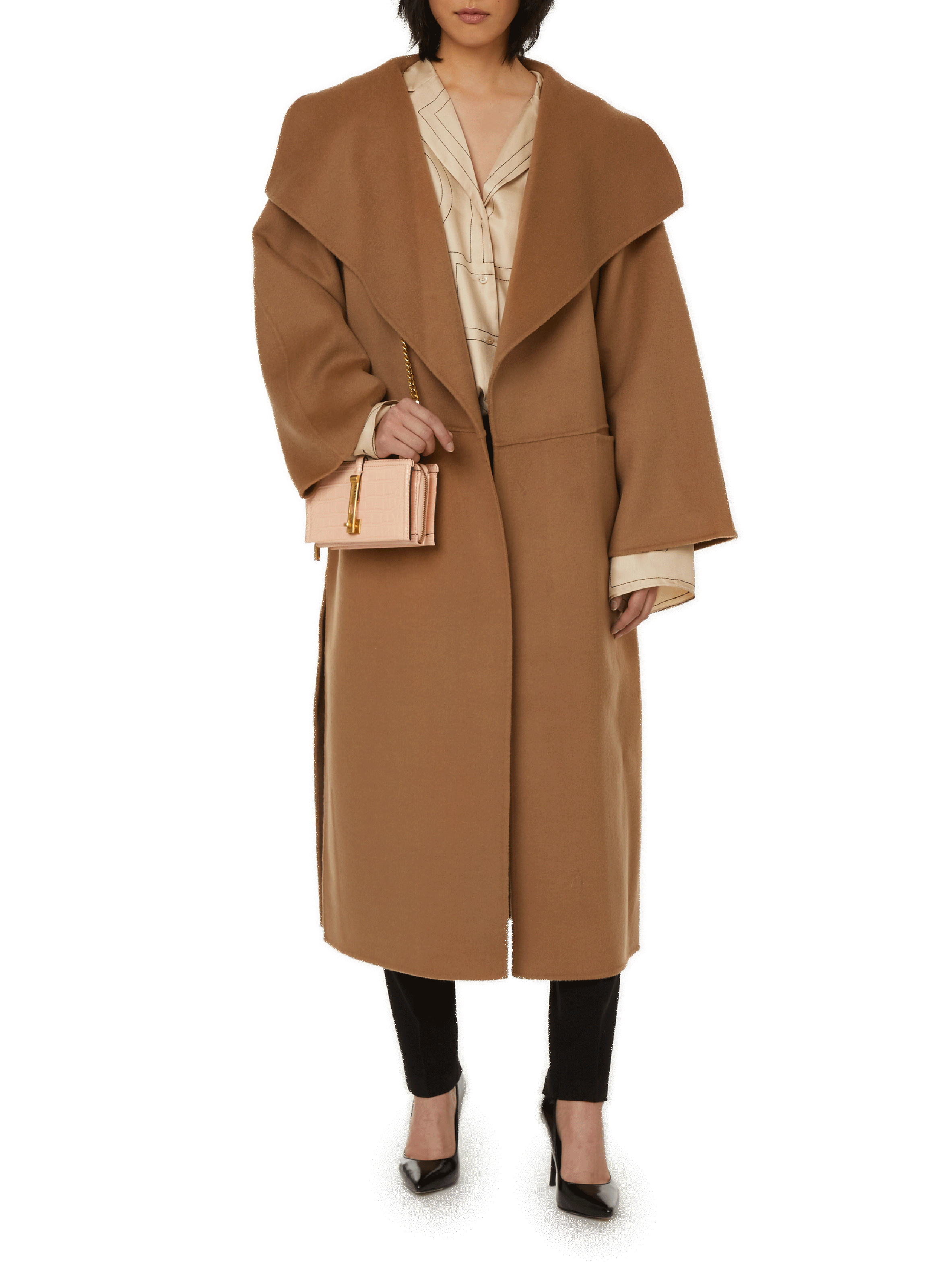 Wool and cashmere coat TOTEME Beige
