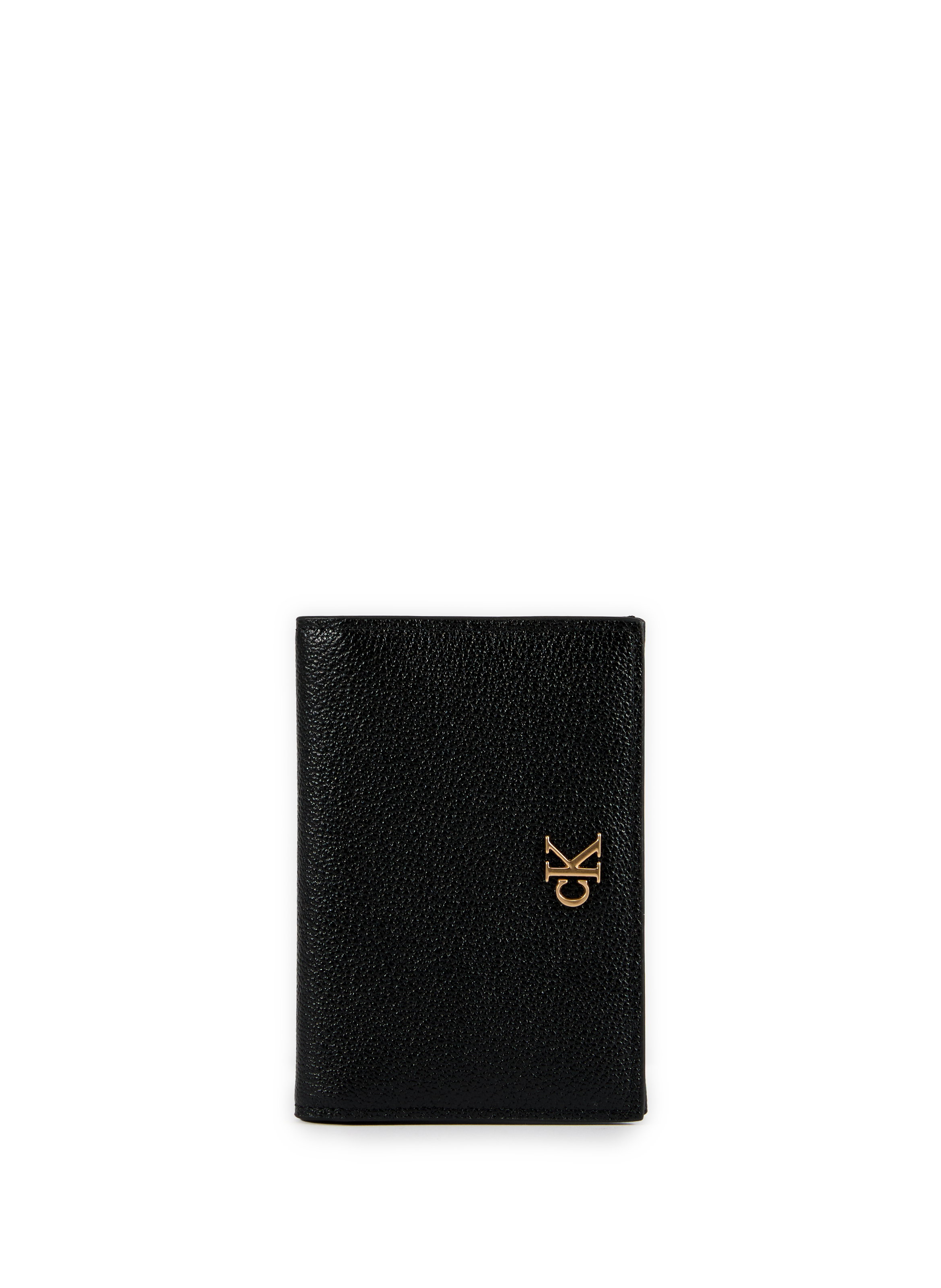 CALVIN KLEIN Porte-cartes en cuir Noir
